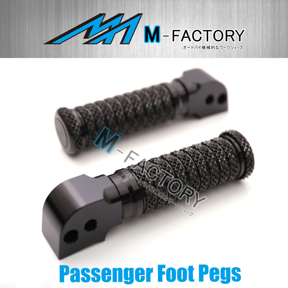M-Grip Billet Rear Passenger Footpegs Fit Buell S1 Lightning All Year
