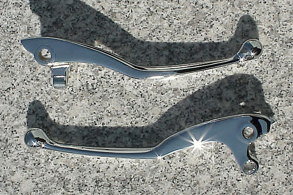 1985-2007 Yamaha V-Max Vmax VMX 1200 CHROME FRONT BRAKE & CLUTCH LEVERS