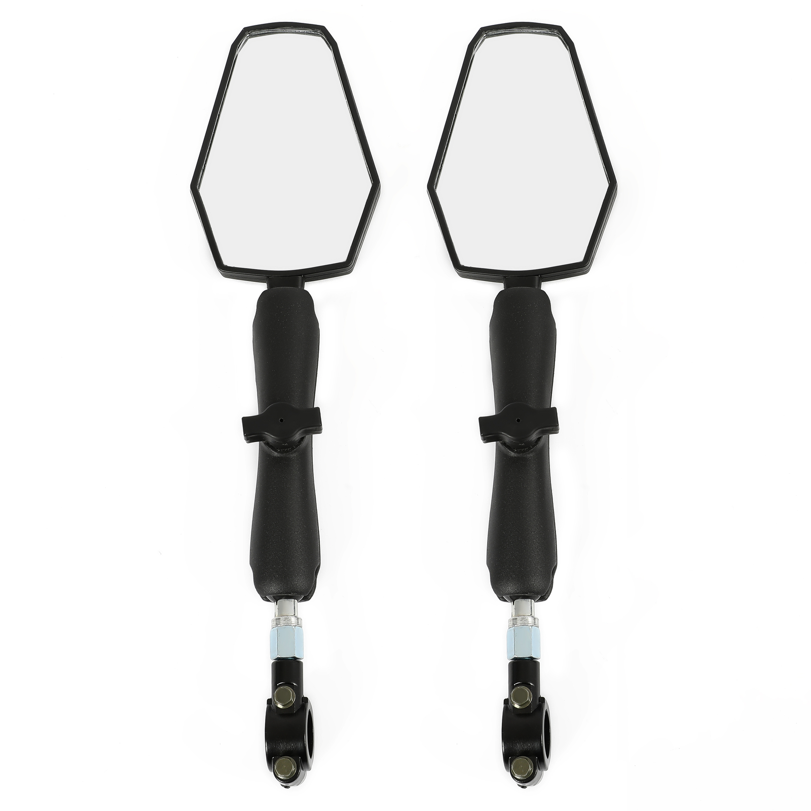 Fits For Dirt Bike Dual Sport Adjustable Motorcycle Rear Adventure Mirrors 10MM