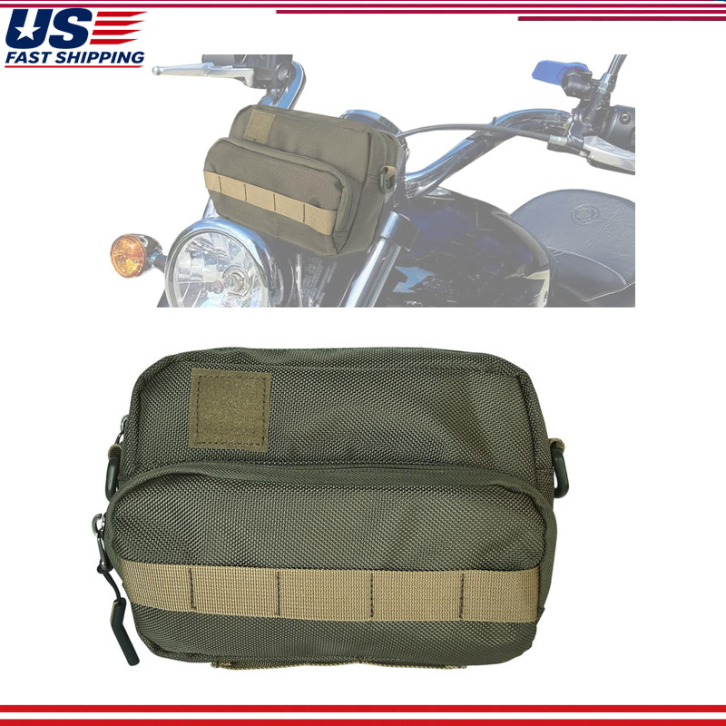 Motorcycle Handlebar Bag Front Storage Pouch Forks Bag Saddle Bag Cruiser Softai