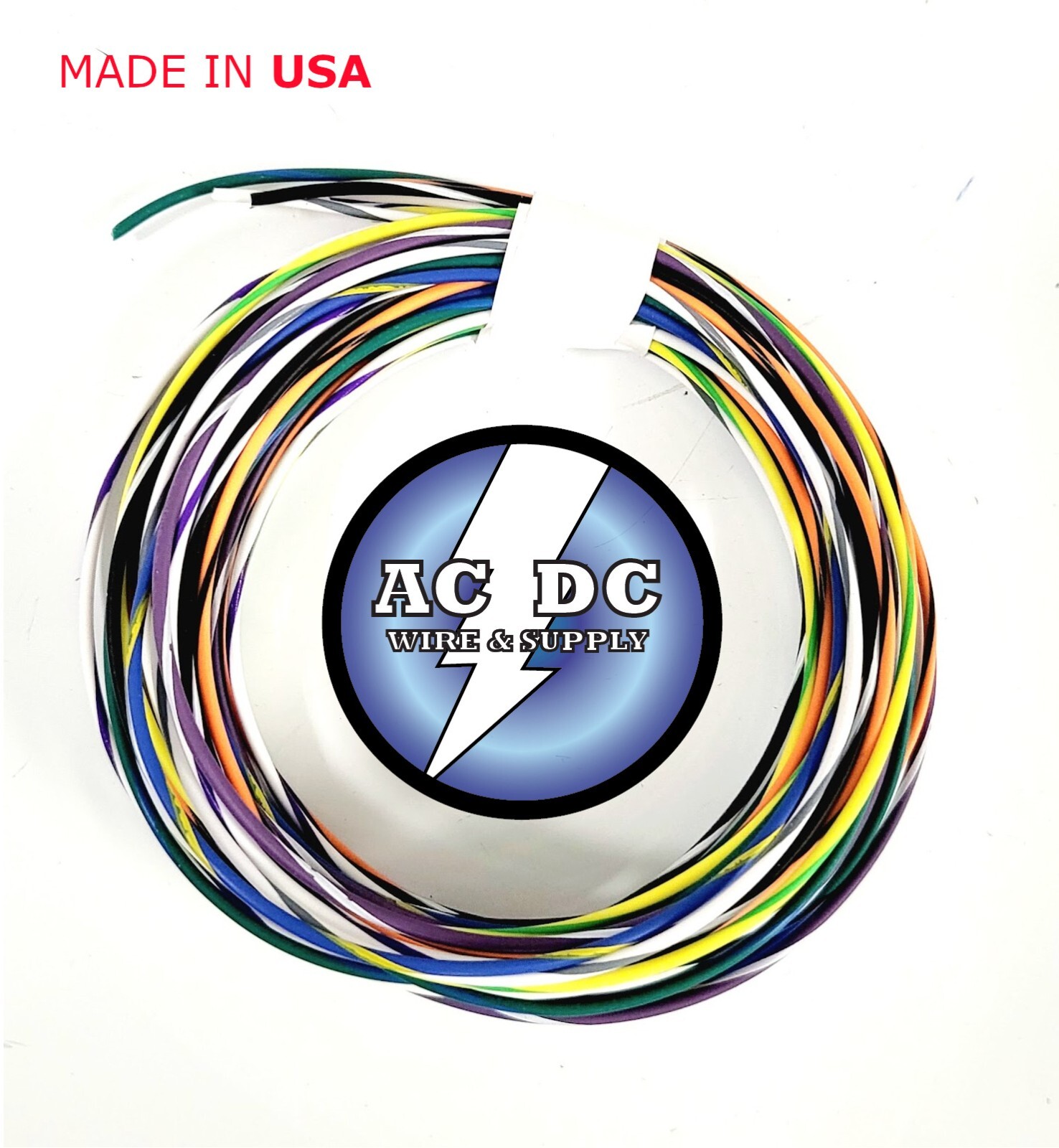 22 AWG TXL HIGH TEMP AUTOMOTIVE WIRE 8 STRIPED COLORS 25 FT EACH 200 FEET (B)