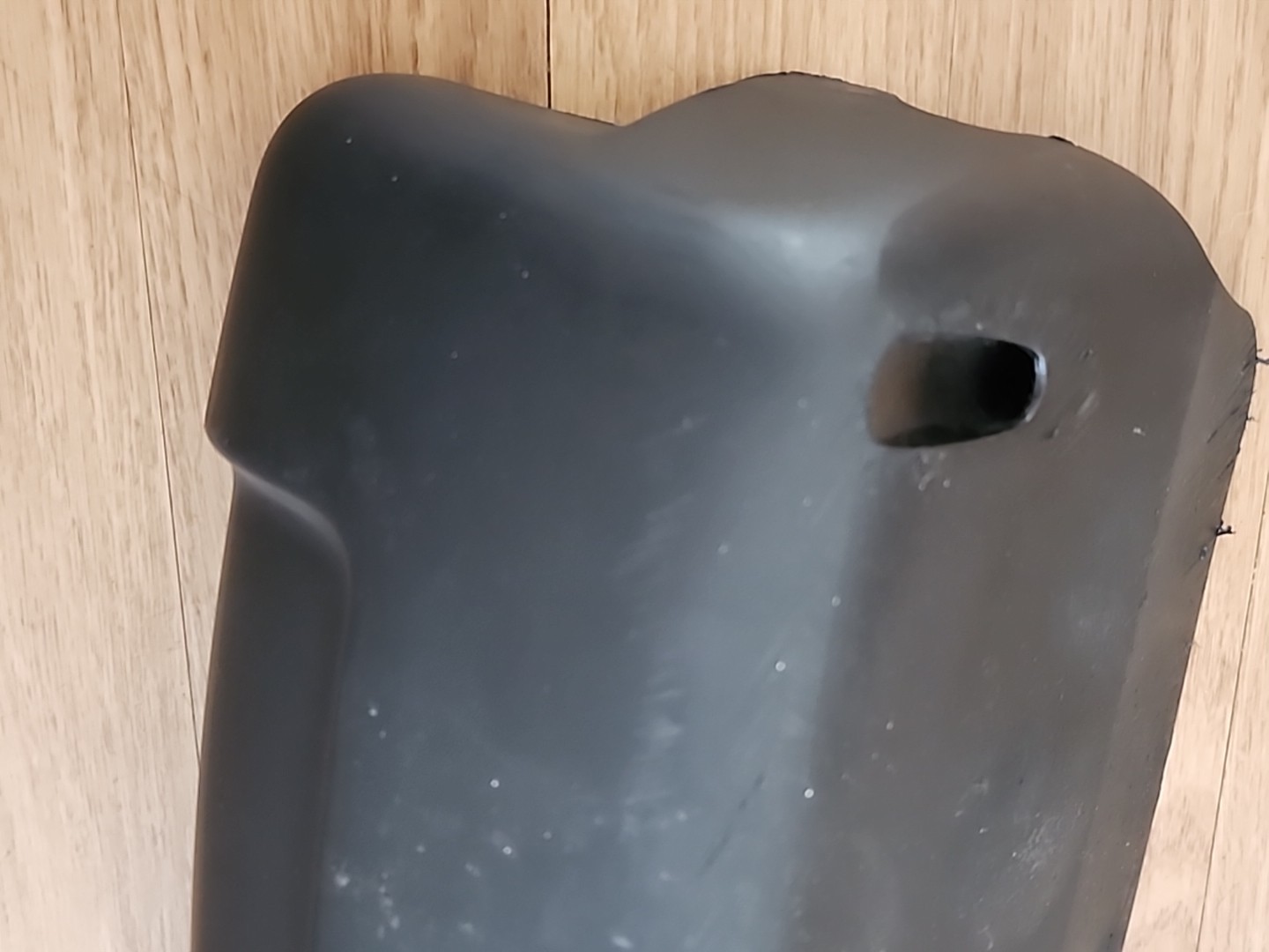 H -D 26800077 Matte Black Water Pump Cover Used will Show Scratches As Is