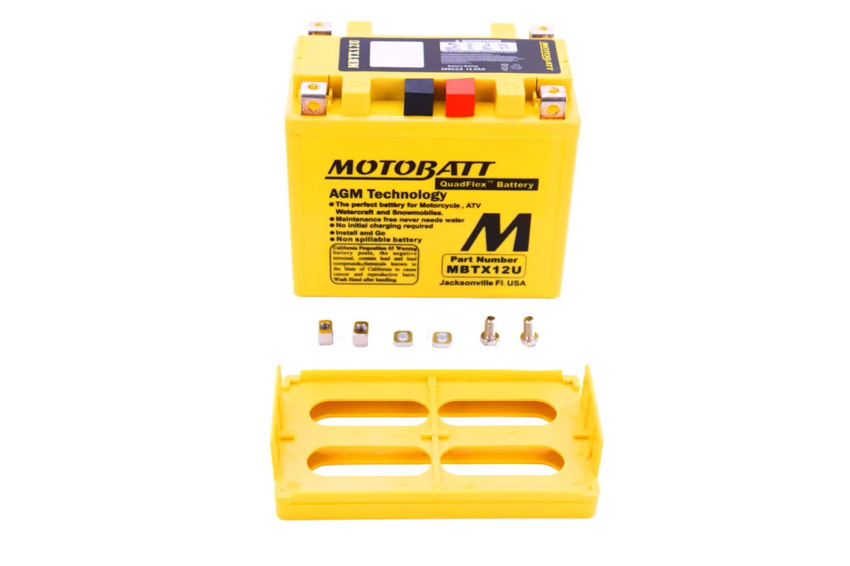 MotoBatt AGM Battery 2004-09 fits Harley Davidson XL XLH Sportster 1200