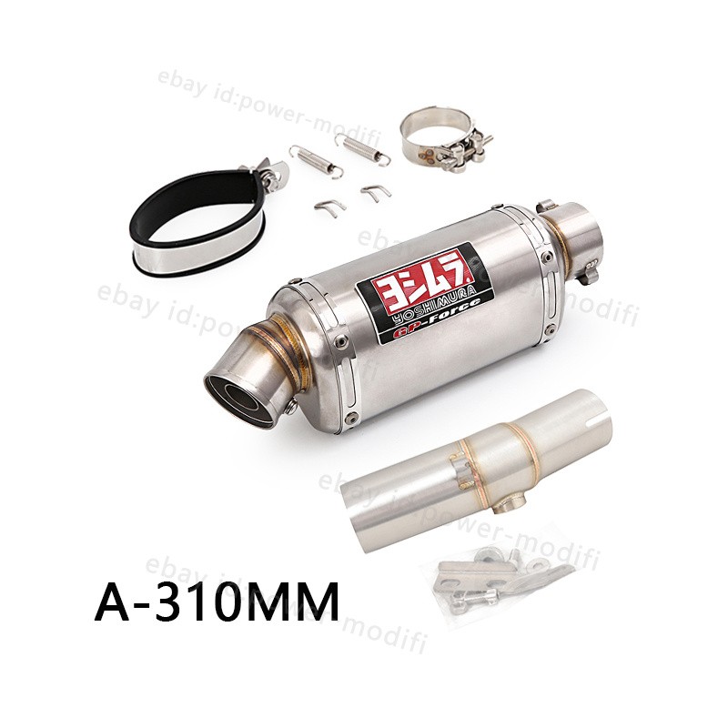 For Kawasaki Ninja 650R EX650 2006-2011 Exhaust Mid Pipe Slip On Muffler ER6N F