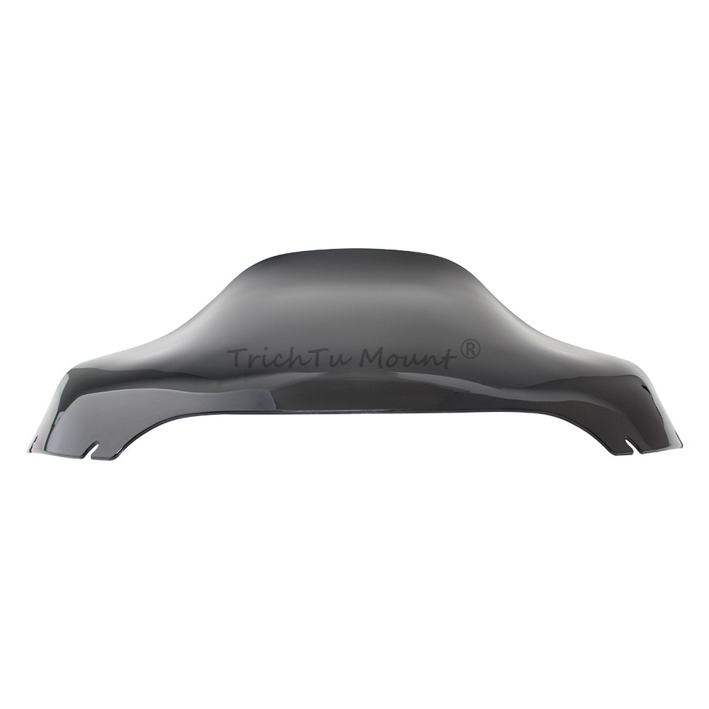 Black 13″ Wave Windshield Windscreen For Harley Road Glide FLTR FLTRX CVO 15-23