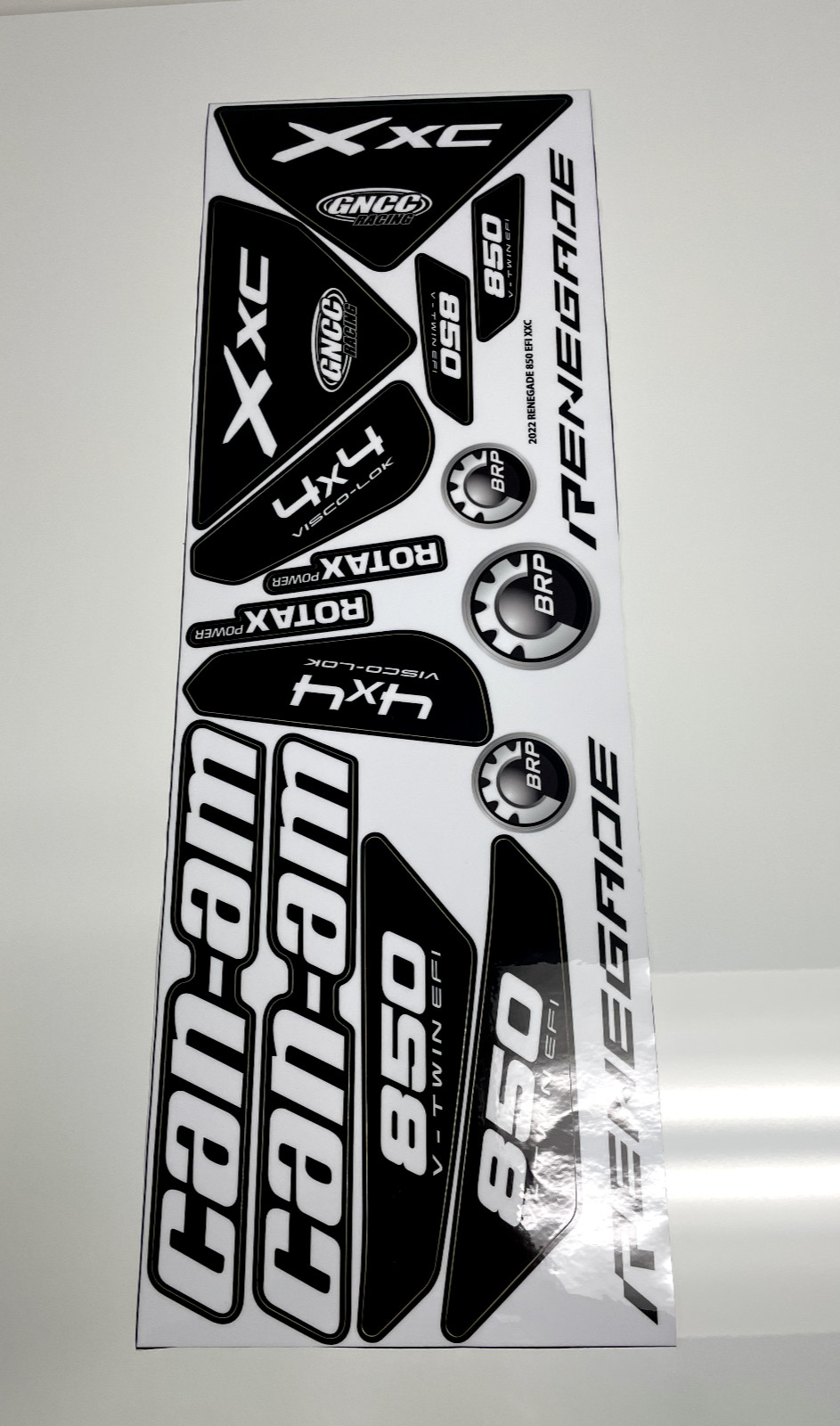 CAN-AM GRAPHICS KIT STICKER RENEGADE 850 EFI XXC CUSTOM LAMINATED DECALS OFFROAD