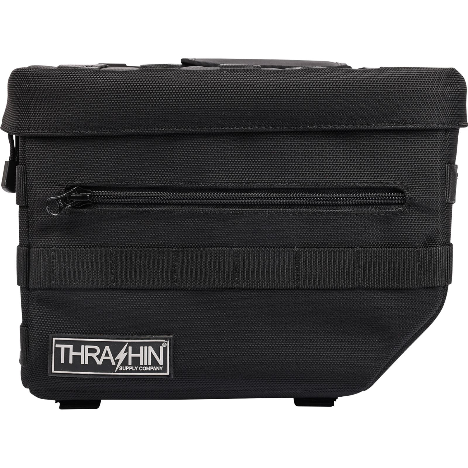 Thrashin Supply Company Essential Saddlebags – Black TSB-0006