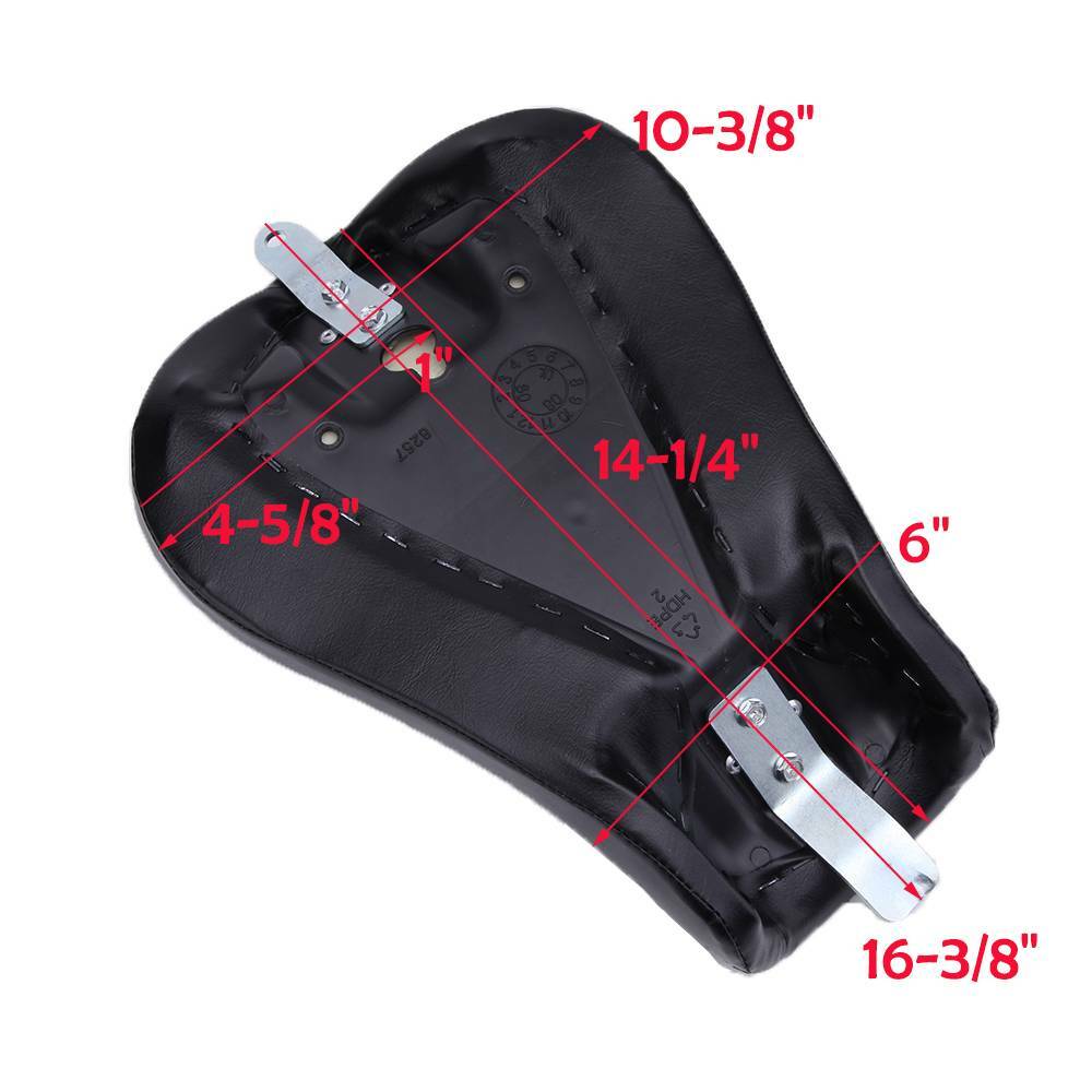 Front /Rear Driver Rider Solo Pad Seat for Harley Sportster 1200 883 XL 1983-05