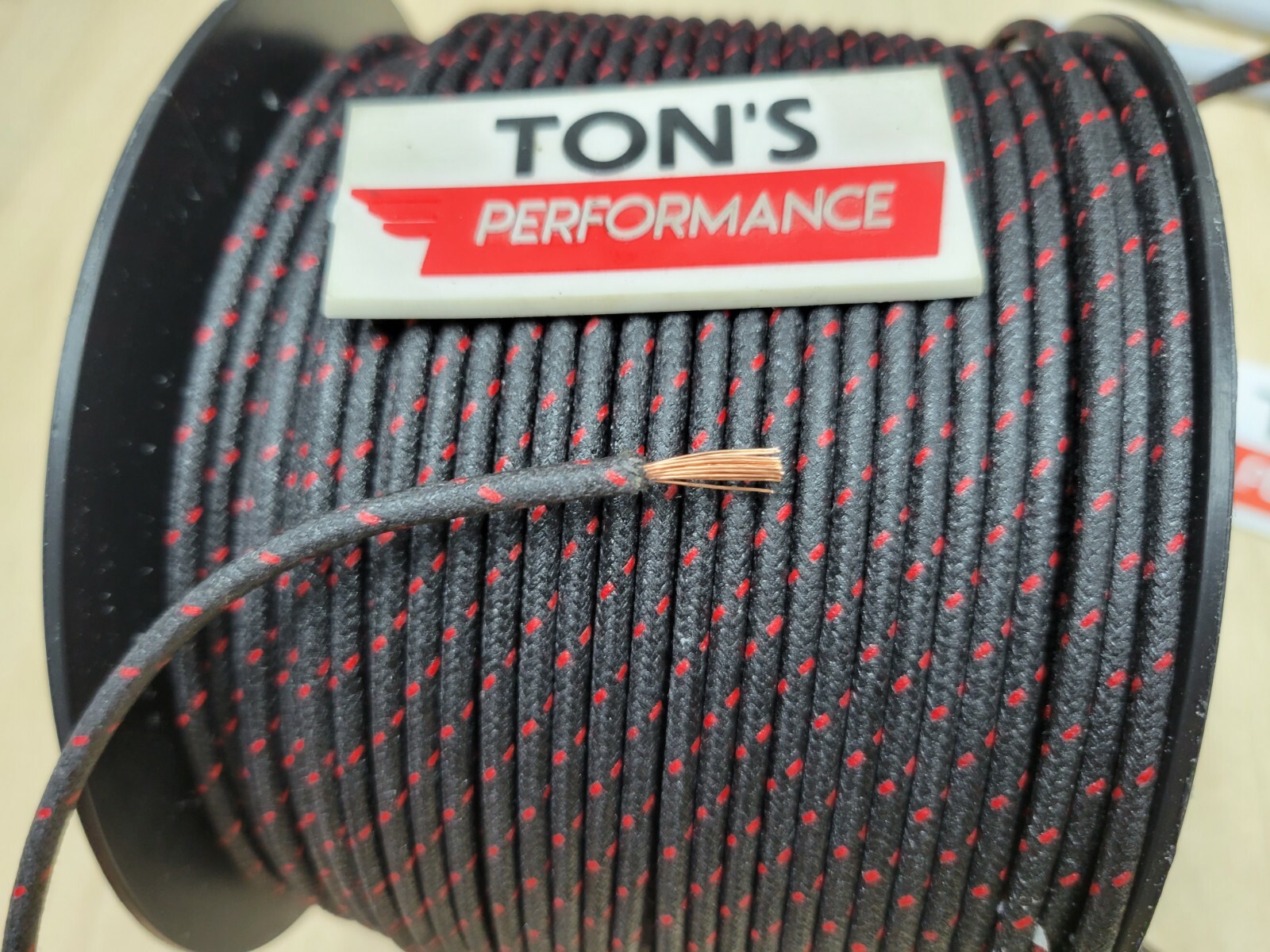 10 feet Vintage Braided Cloth Covered Primary Wire 16 gauge 16Ga ga Black 1 Red