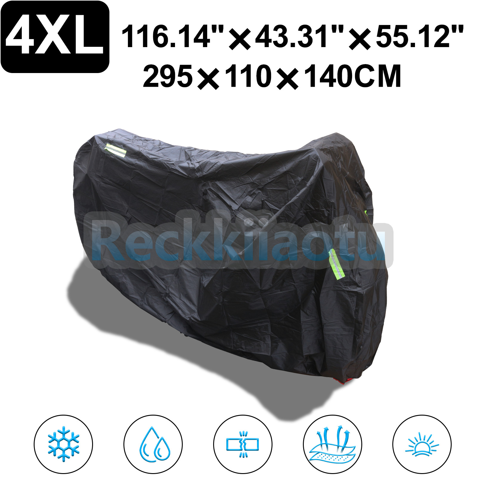 4XL Motorcycle Waterpoof Cover Universal for Harley-Davidson Yamaha Kawasaki BMW