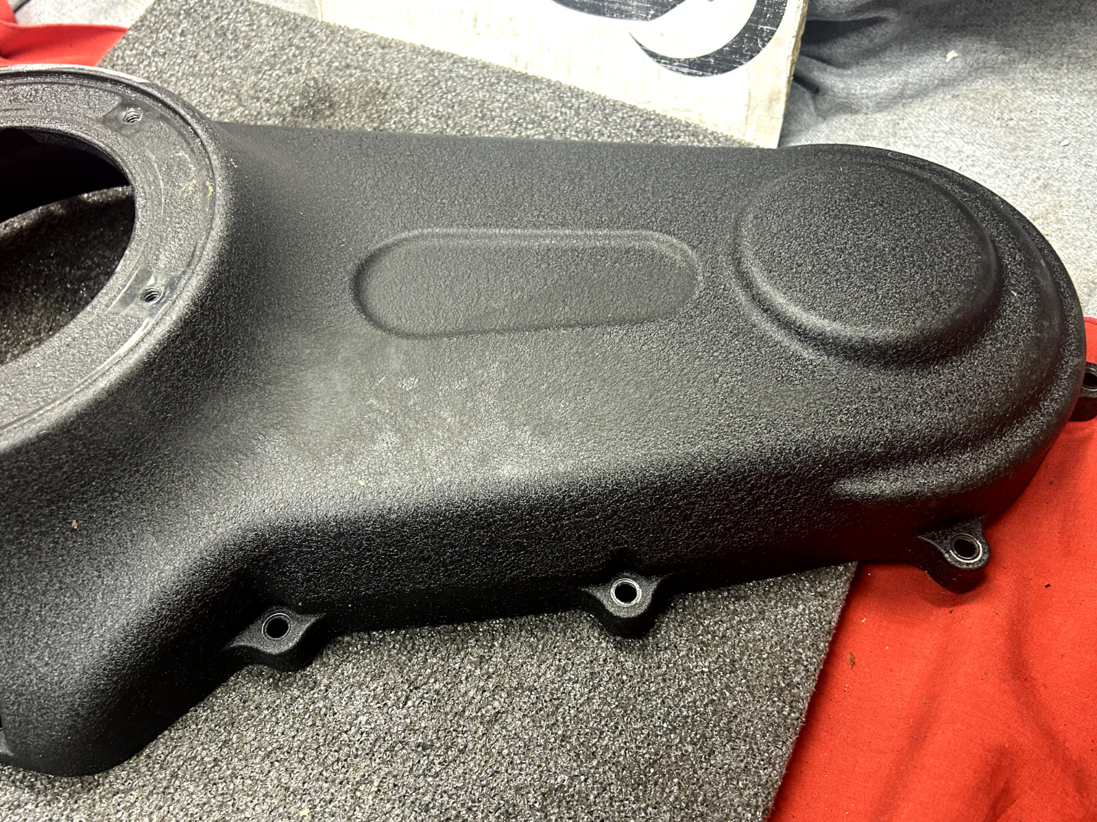 Genuine 06-17 Harley-Davidson Softail Dyna Black Outer Primary Cover 60784-06