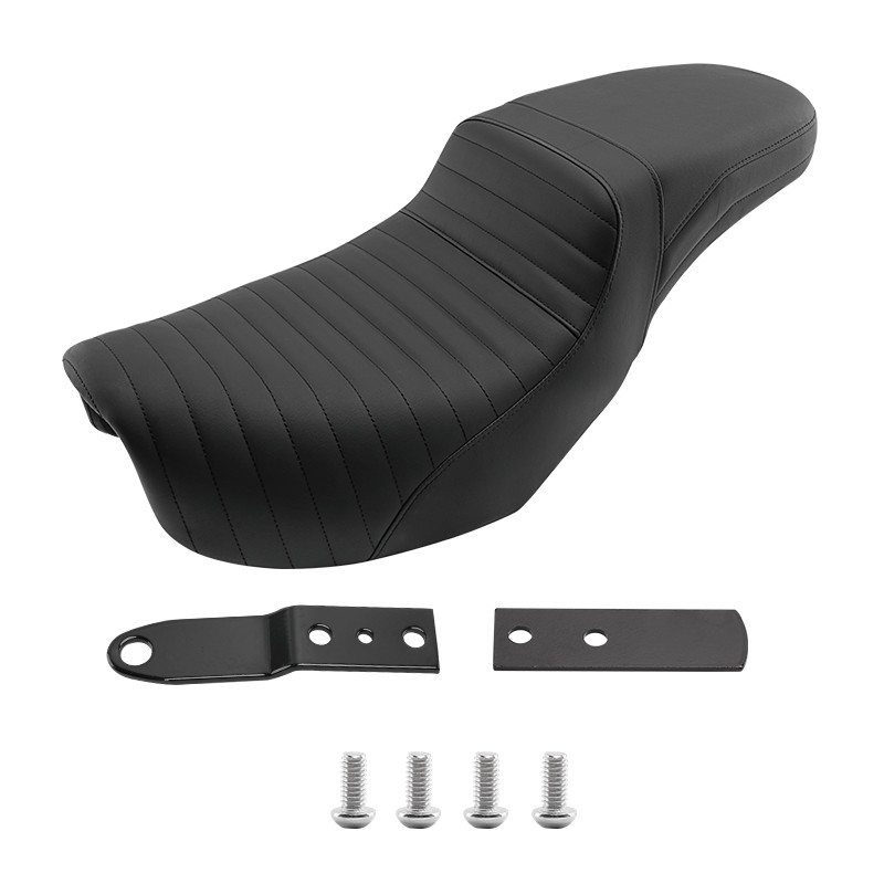 Driver & Passenger Seat Fit For Harley Dyna Fat Bob Street Bob FXDB 2006-2017