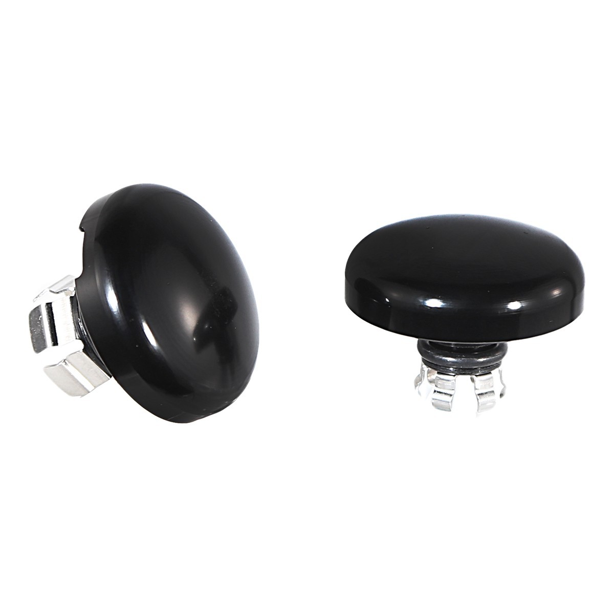 US Gloss Black Front Axle Nut Caps For Harley Touring Road Glide FLTRX 2024-2026