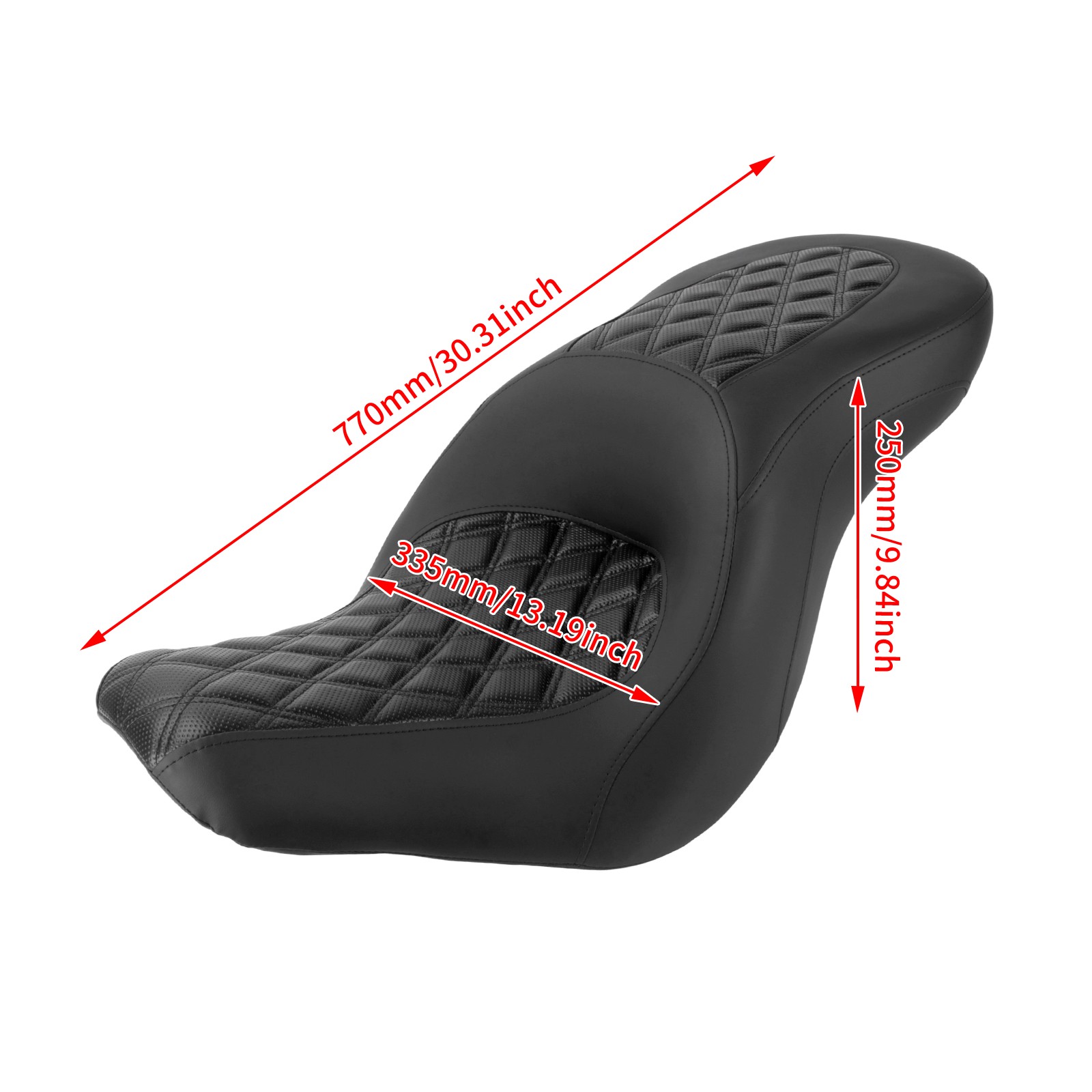 Full Set Seat Driver Passenger Step Up For Harley Low Rider 2018-21 FXLRS 22-24