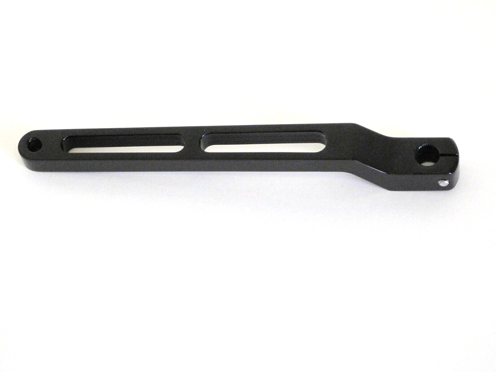 OUTLAW BLACK SLOTTED 8″ SHIFT LEVER ARM HARLEY 1/2″ SPLINE BIG TWIN
