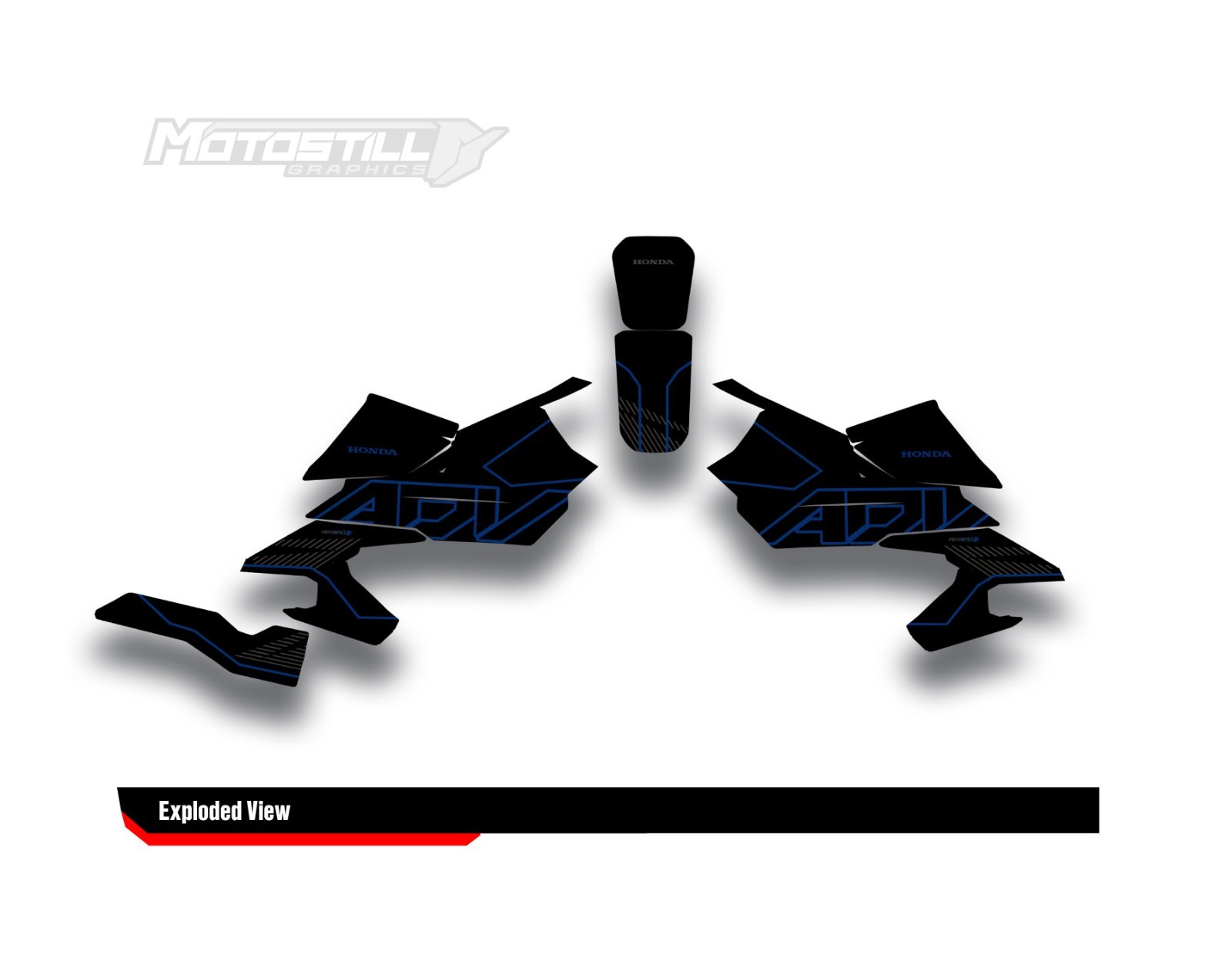 Honda Adv 350 Protect Graphic Sticker Decal Wrap Kit Fits / 2023-2025