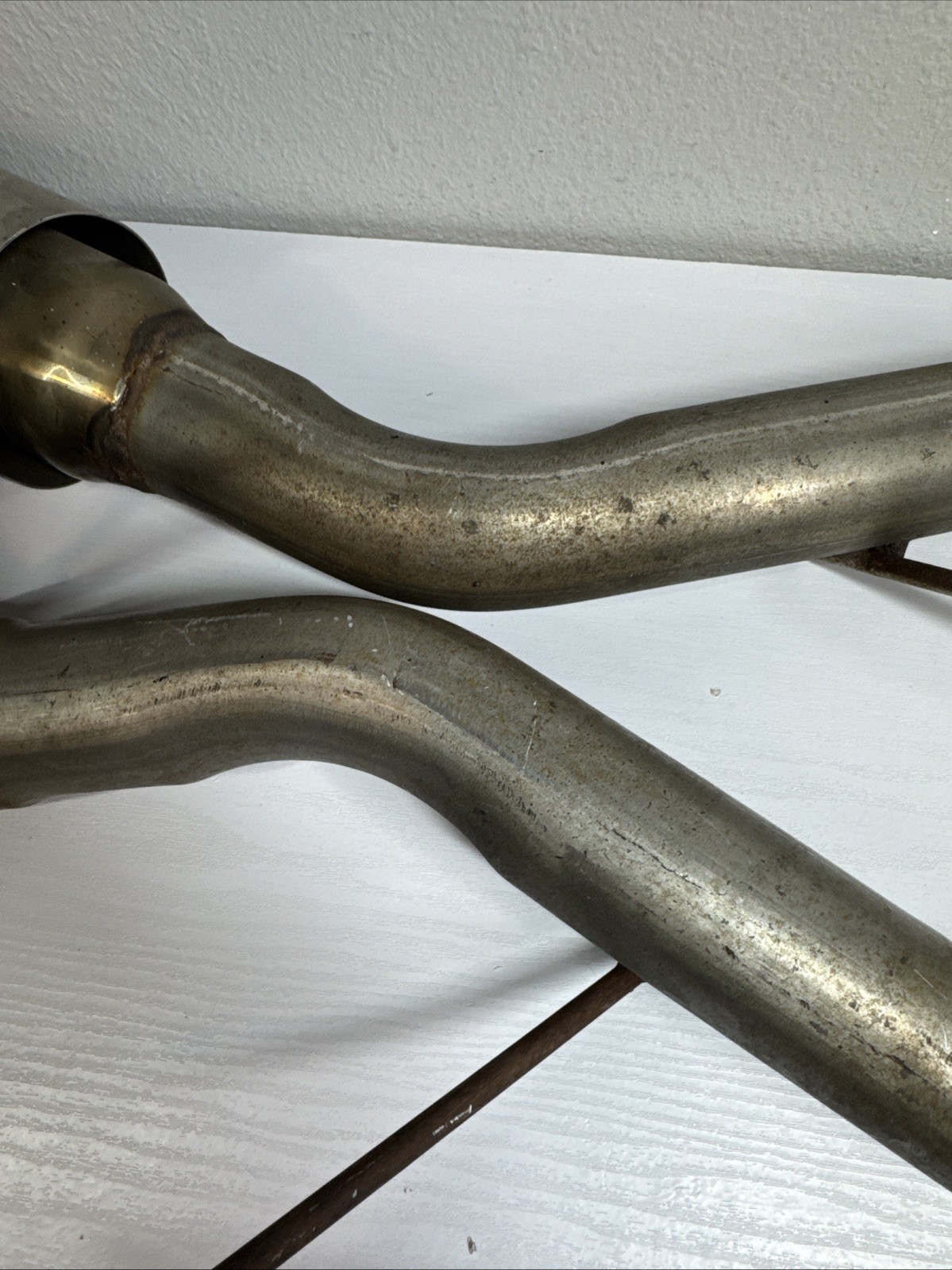Unknown Brand Muffler Exhaust Set Of 2 – Made In Canada – 2.250” Aluminum -READ!