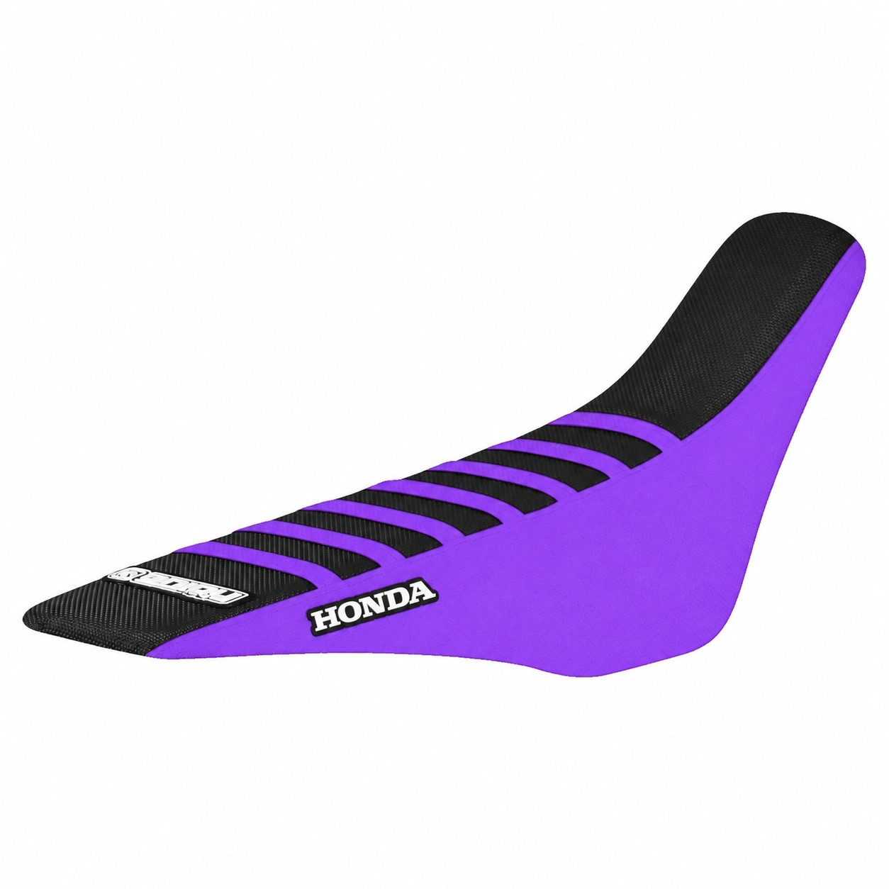 2007 – 2024 HONDA CRF 150 R seat cover PURPLE SIDE / BLACK TOP / PURPLE RIB #50
