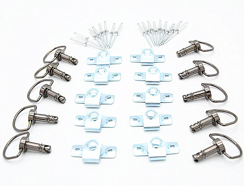 17MM Race Fairing Fasteners Quick Release D-ring 1/4 Turn For Honda For yamaha
