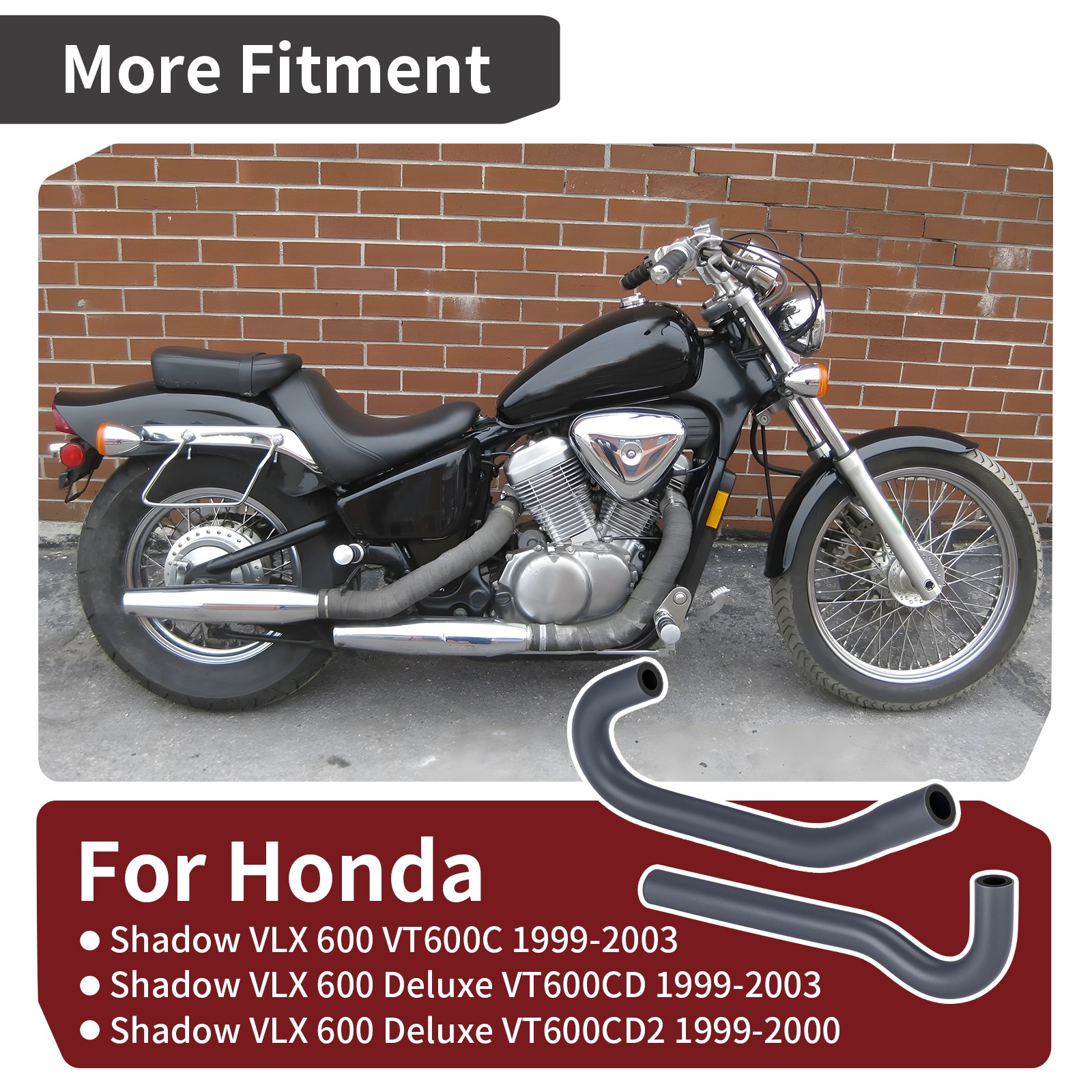 Fuel Tank Tube A + B Hose For Honda Shadow VLX 600 VT600C VT600CD/CD2 1999-2003