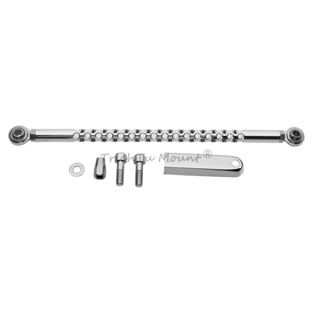 Gear Shift Linkage Shifter Link Chrome Fit For Harley Touring Dyna Street Glide