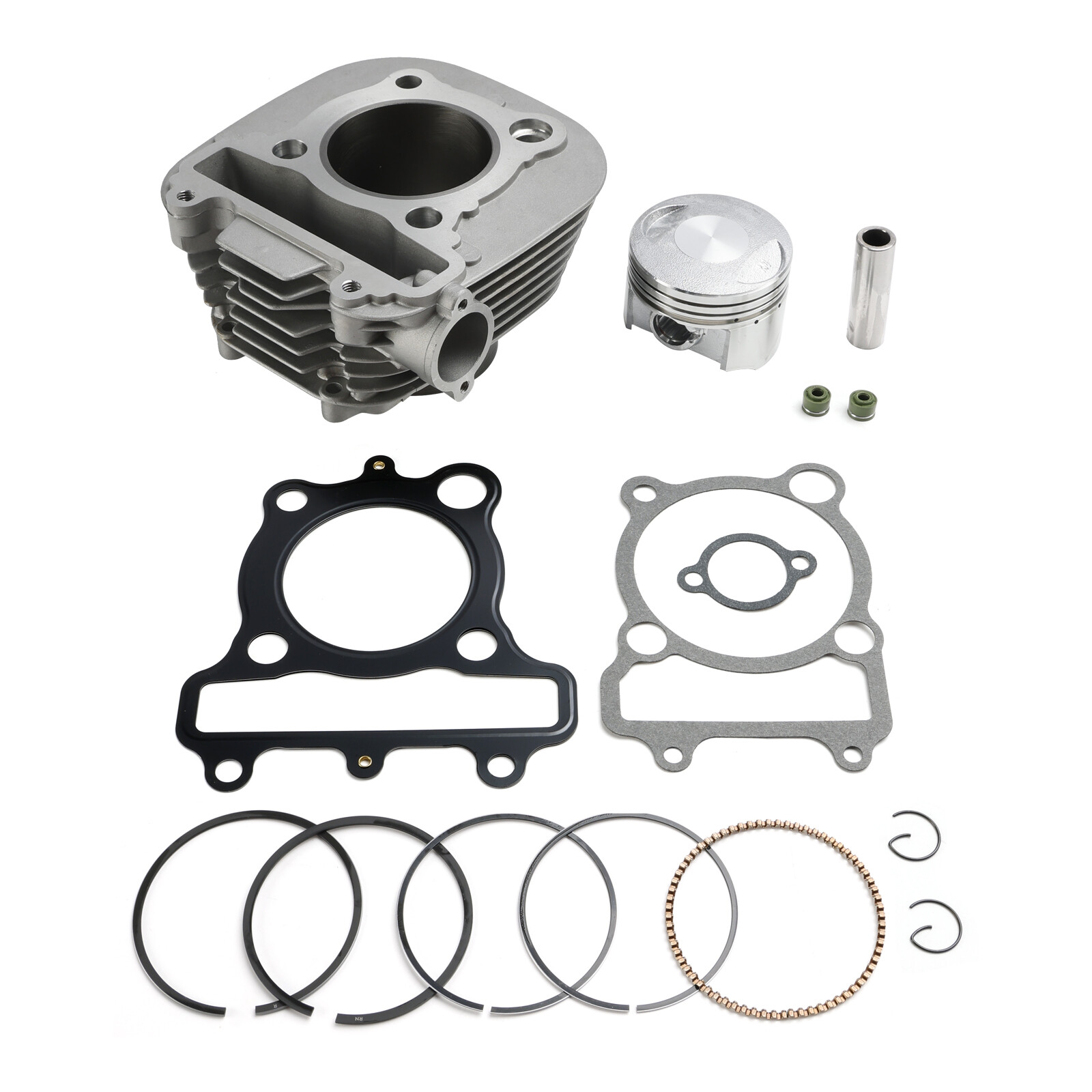 67mm Cylinder Jug Piston Kit For Yamaha YTM200 Tri-Moto Yamahauler 200 1983-1985