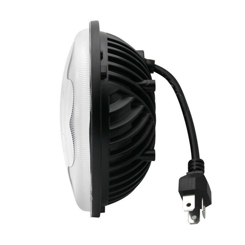 Brightest 5-3/4″ 5.75″ inch LED Projector Headlight DRL for Motorcycle Motor