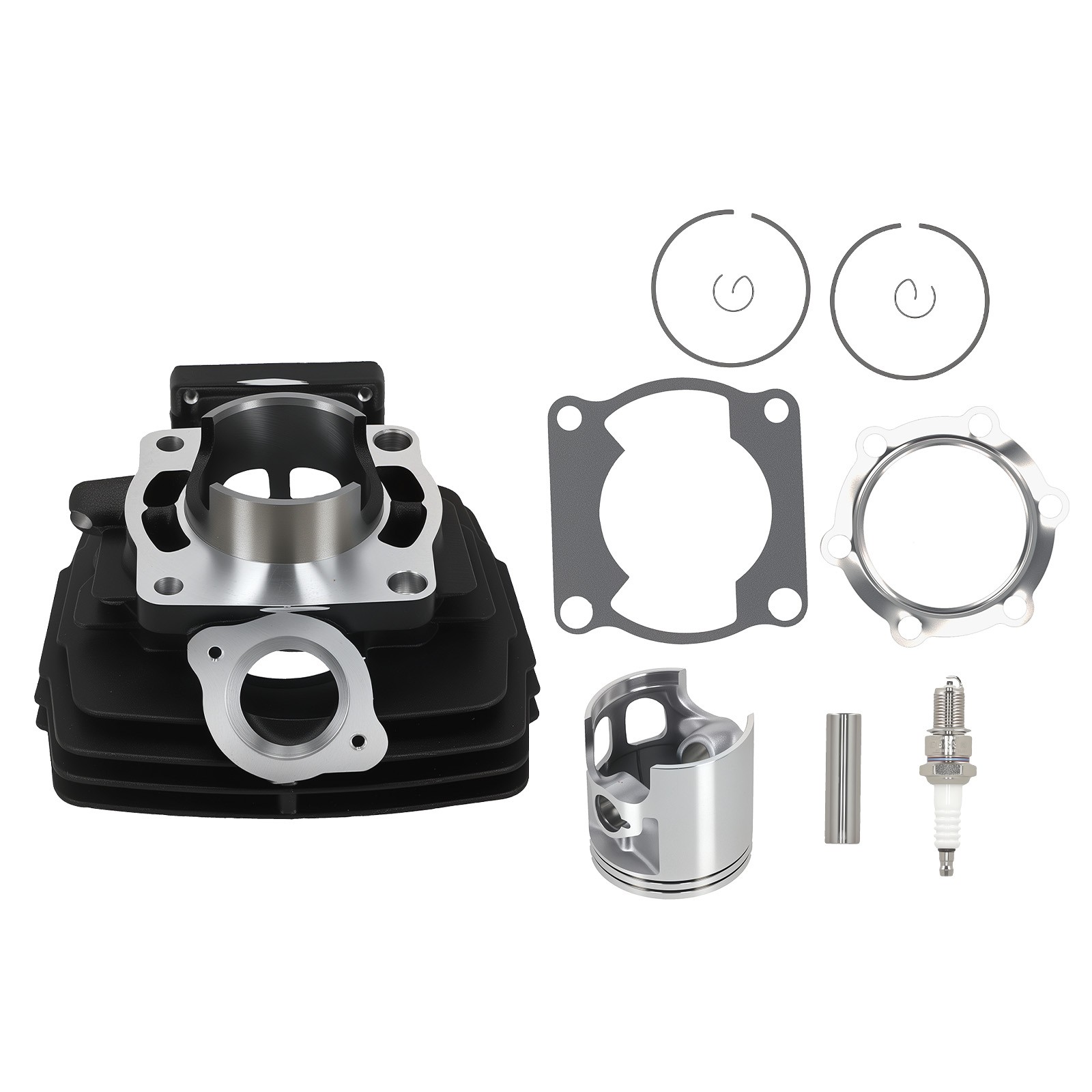 Cylinder Piston Gasket Top End Rebuild Kit 66mm For 1978-1981 Yamaha DT175