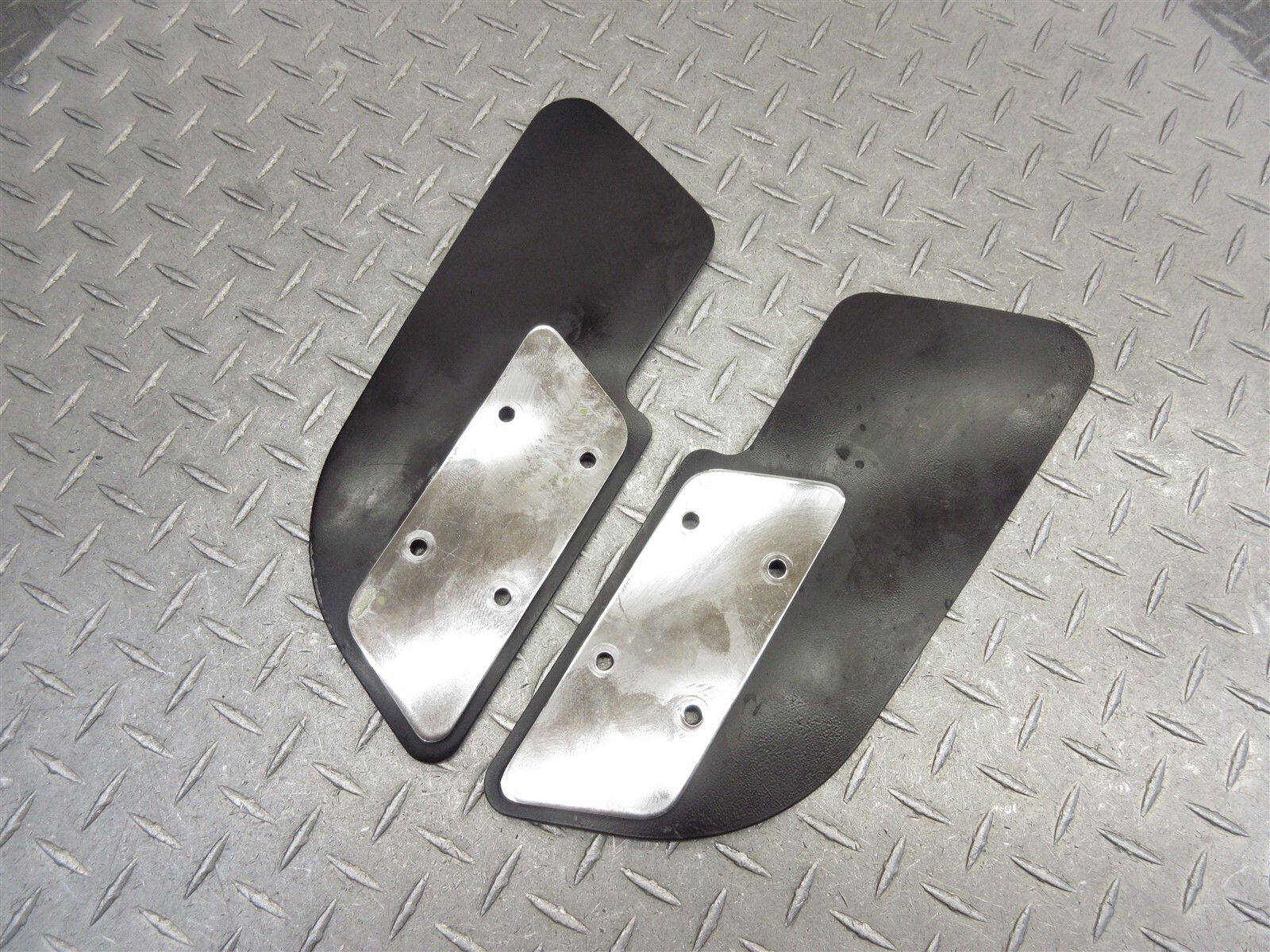 2002 99-03 Yamaha XV1600AT Roadstar Midnight 1600 Fork Trim Cover Panel Lot