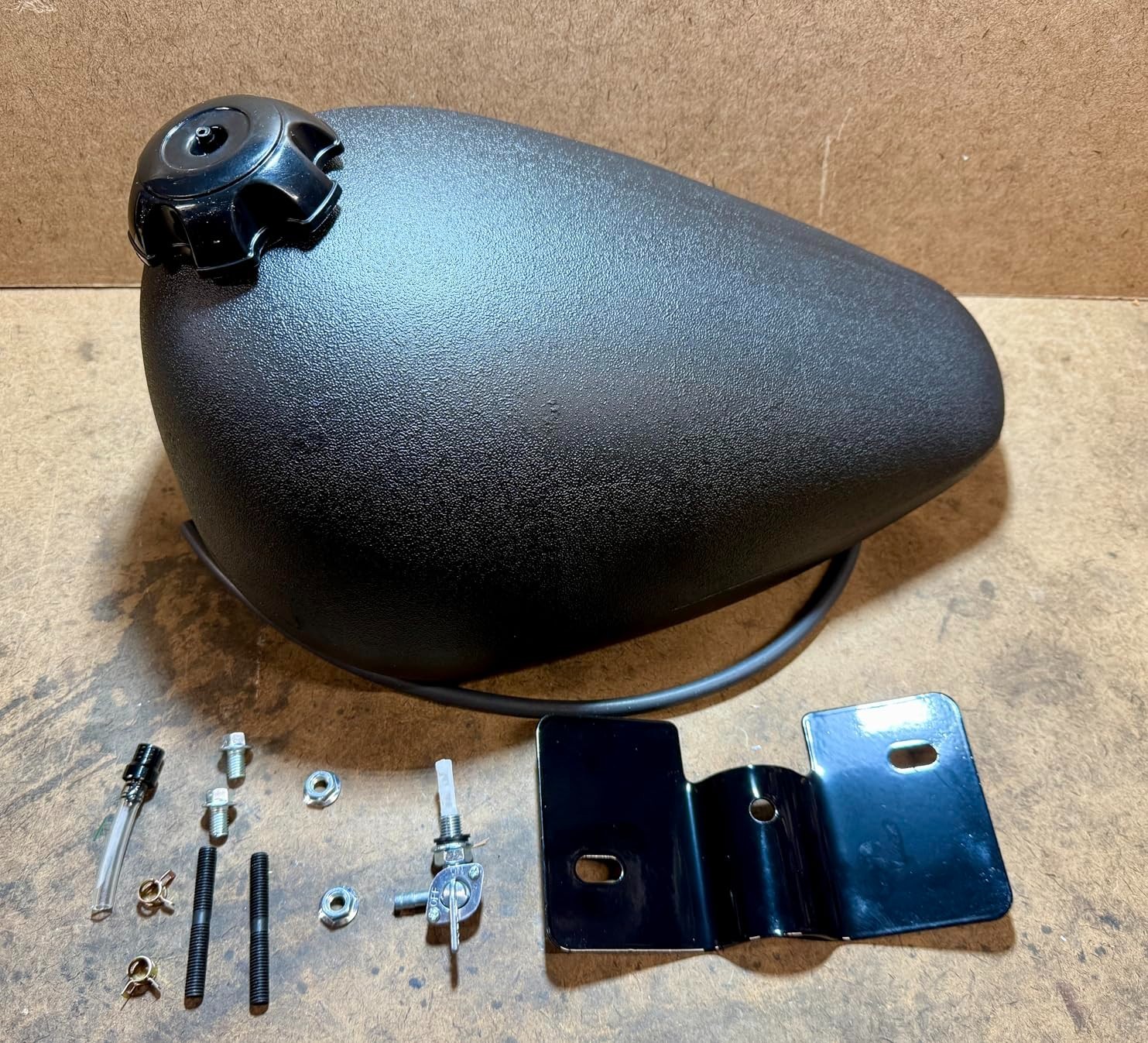 Black Real Gas Fuel Tank for Mini Baja Heat Warrior Hawg Ty 196cc Mini Bike