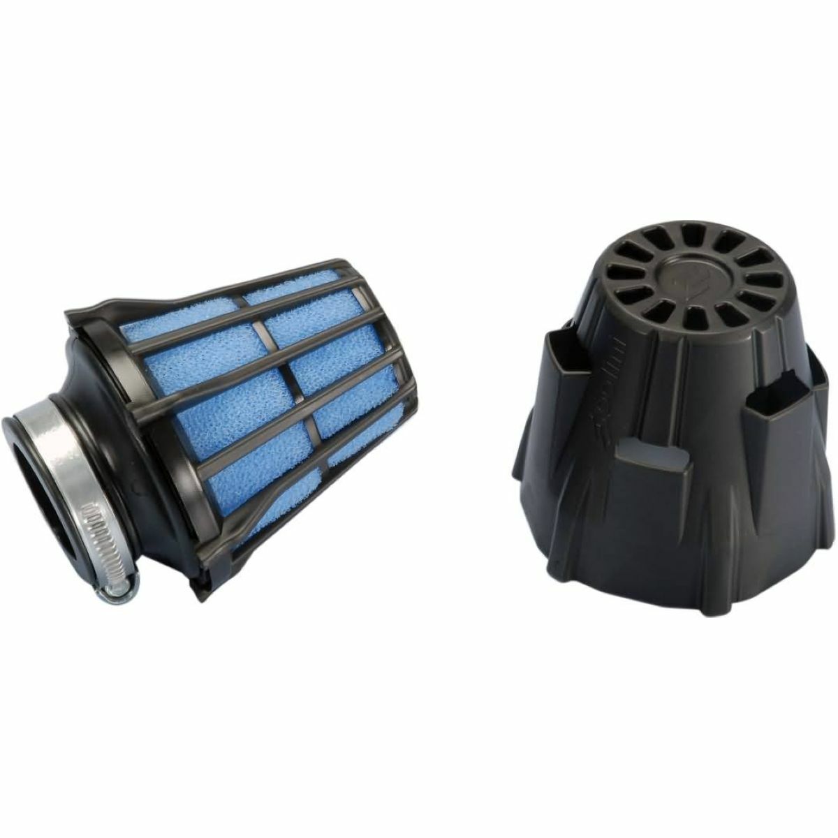 Scooter Universal Air Filter Polini Straight Air Box 46mm black