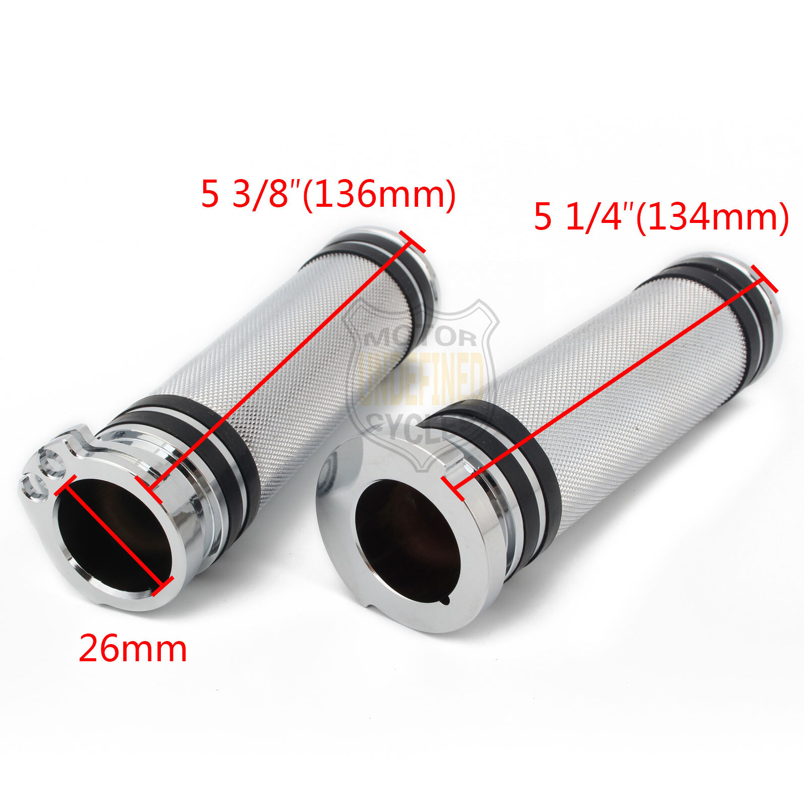 1″ Motorcycle CNC Handlebar Hand Grips For Harley Touring Road King Yamaha Honda