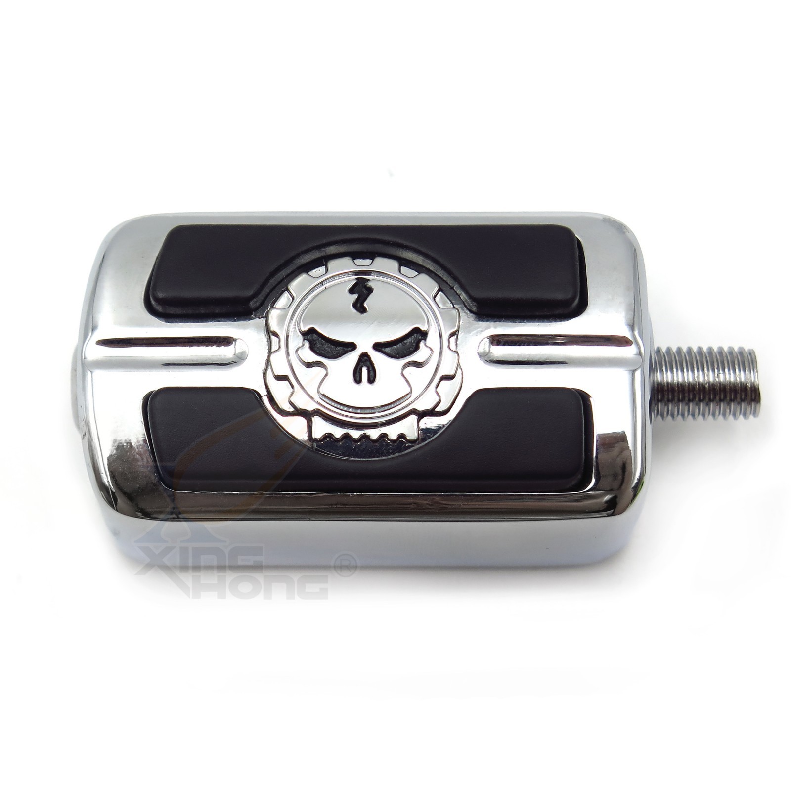 Chromed Skull Shifter Peg For Harley Sportster 1200 883 Super Low