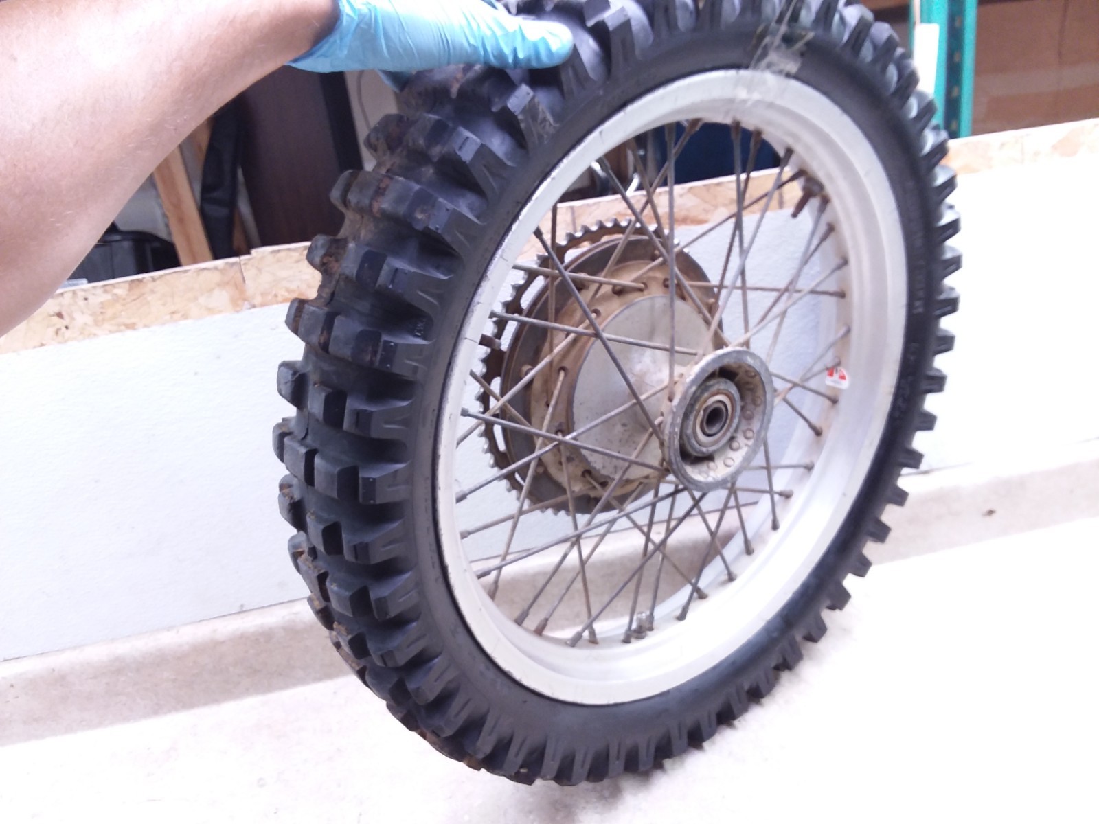 KTM 495 KTM495 Rear Wheel Rim & Sprocket 2.15×18 NORDISK OEM 1983 RB184 ANX-D6