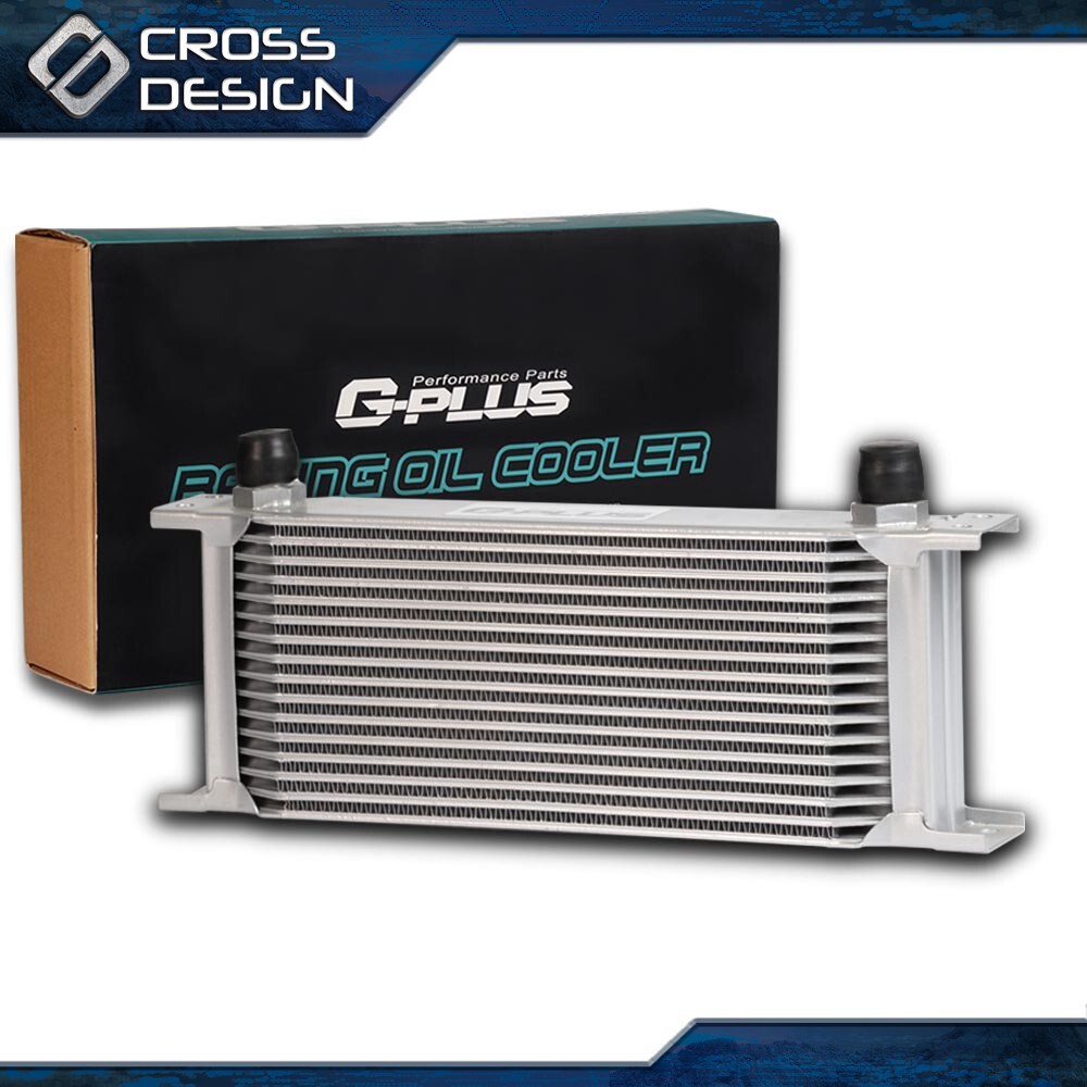Fit For 16 Row Universal Full Aluminum Engine Transmission AN-10 Oil Cooler New