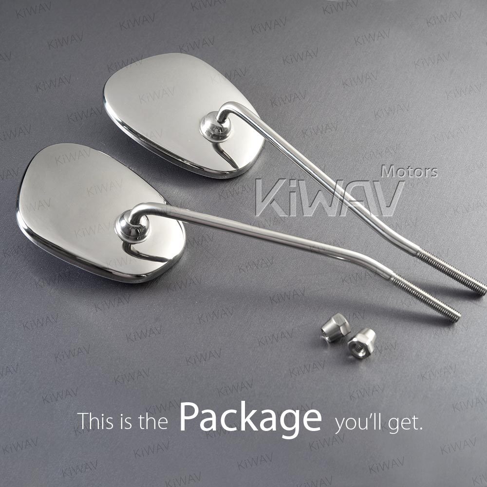 Stainless mirrors chrome headlight mount for early BMW R41 R50 R50/2 R60 R26