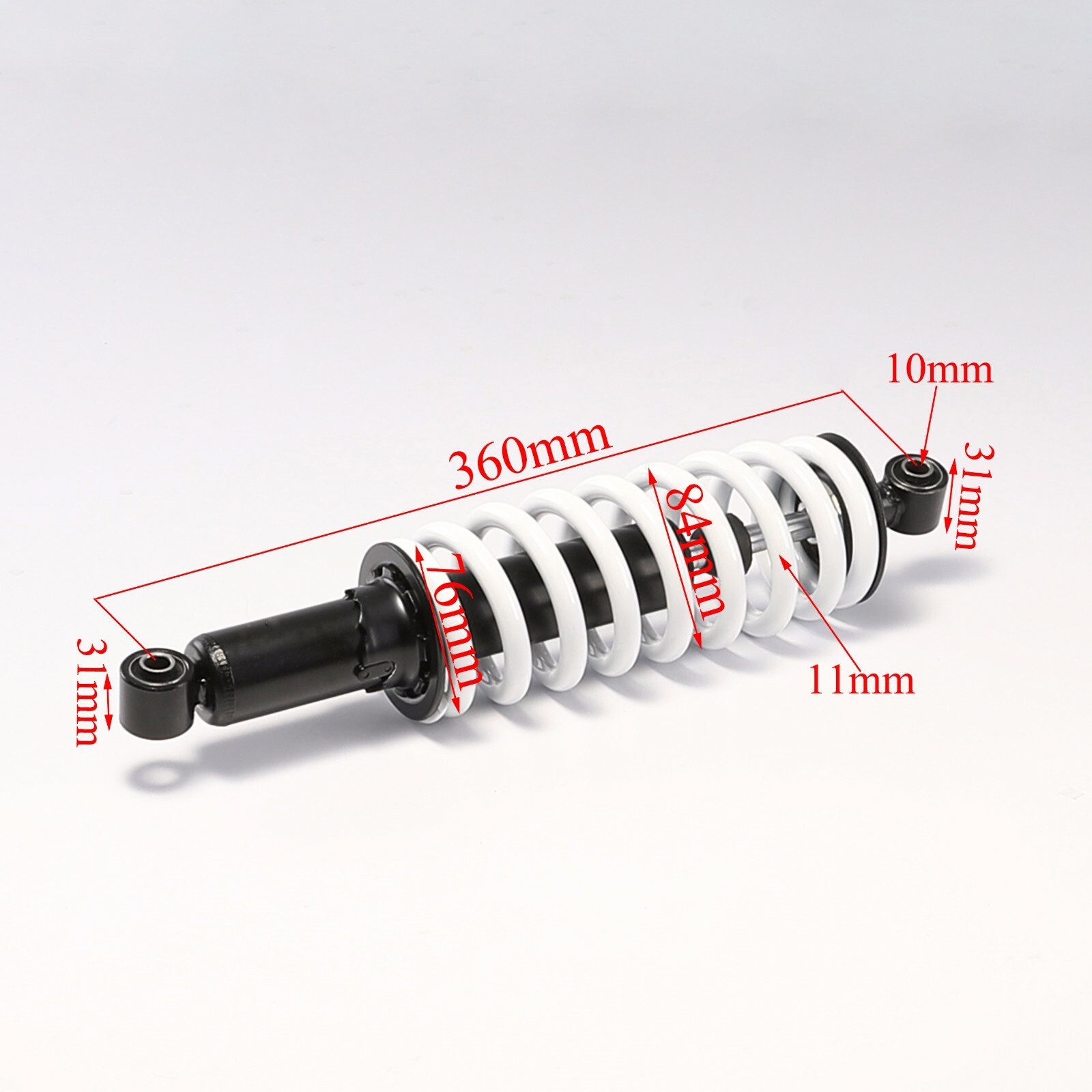 4x 360mm 14″ Rear Shock Absorber Bike Go Cart ATV UTV Quad Buggy Pit Dirt 850lb