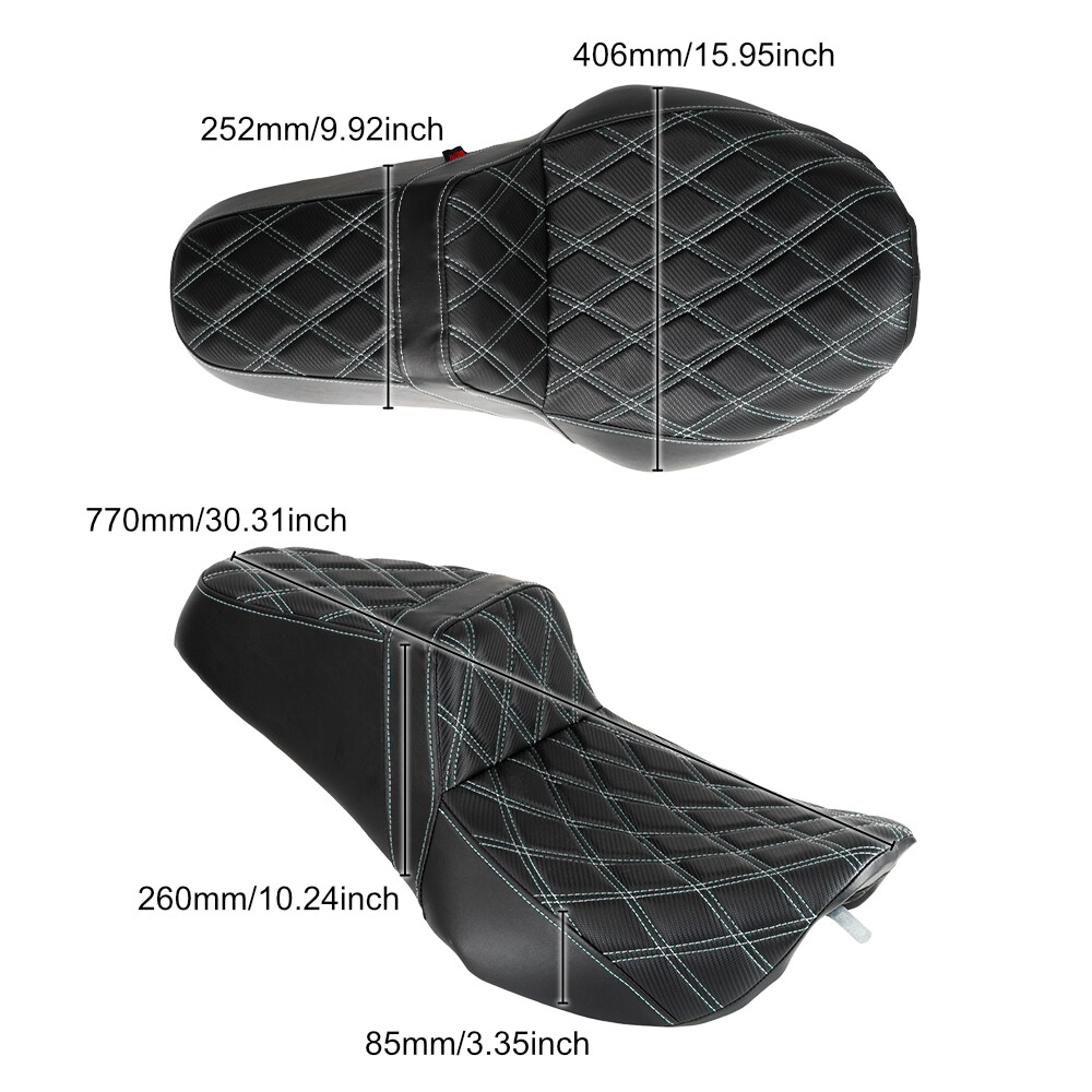 New Style One Piece Seat For Harley Street Glide 2006-2007 Road King 1997-2007