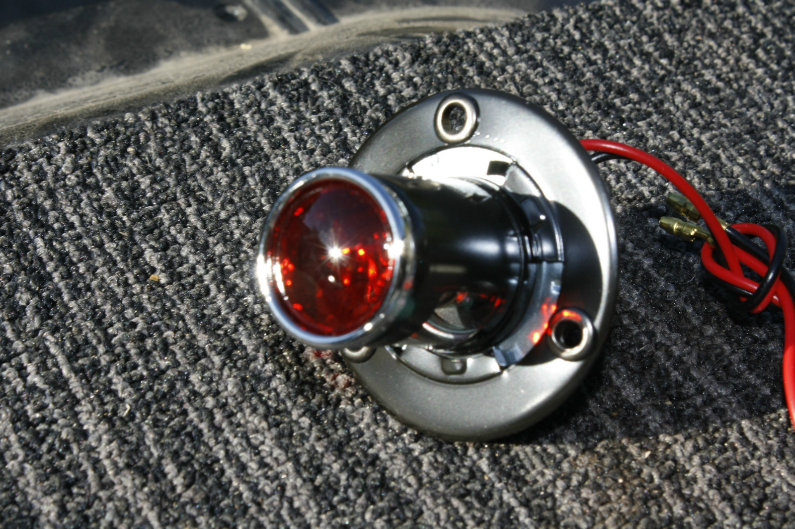 LUCAS MT211 TAILIGHT TAIL LIGHT Tail lamp ROUND SMALL British BOBBER CAFE #508