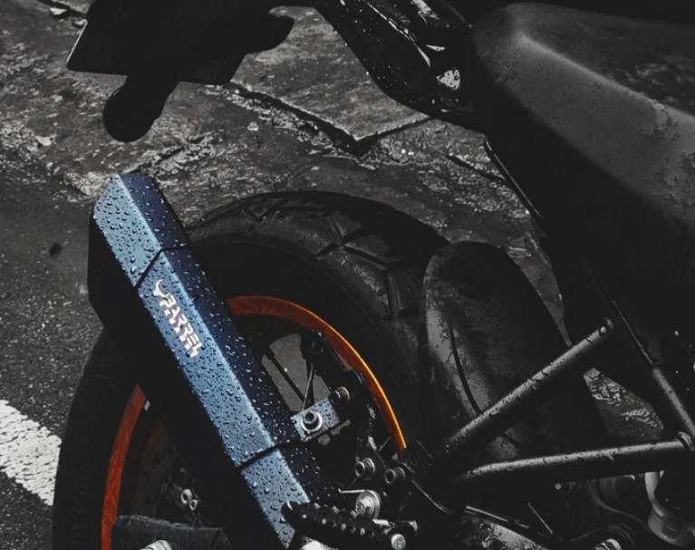 BARREL ROGUE 2.0 EXHAUST WITH LINK PIPE BLACK FOR ROYAL ENFIELD HIMALAYAN 450