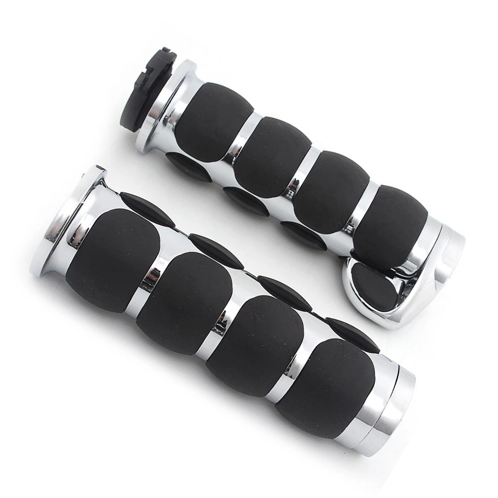1″ Inch Motorcycle Handle Bar Hand Grips For Harley Honda Yamaha Kawasaki US