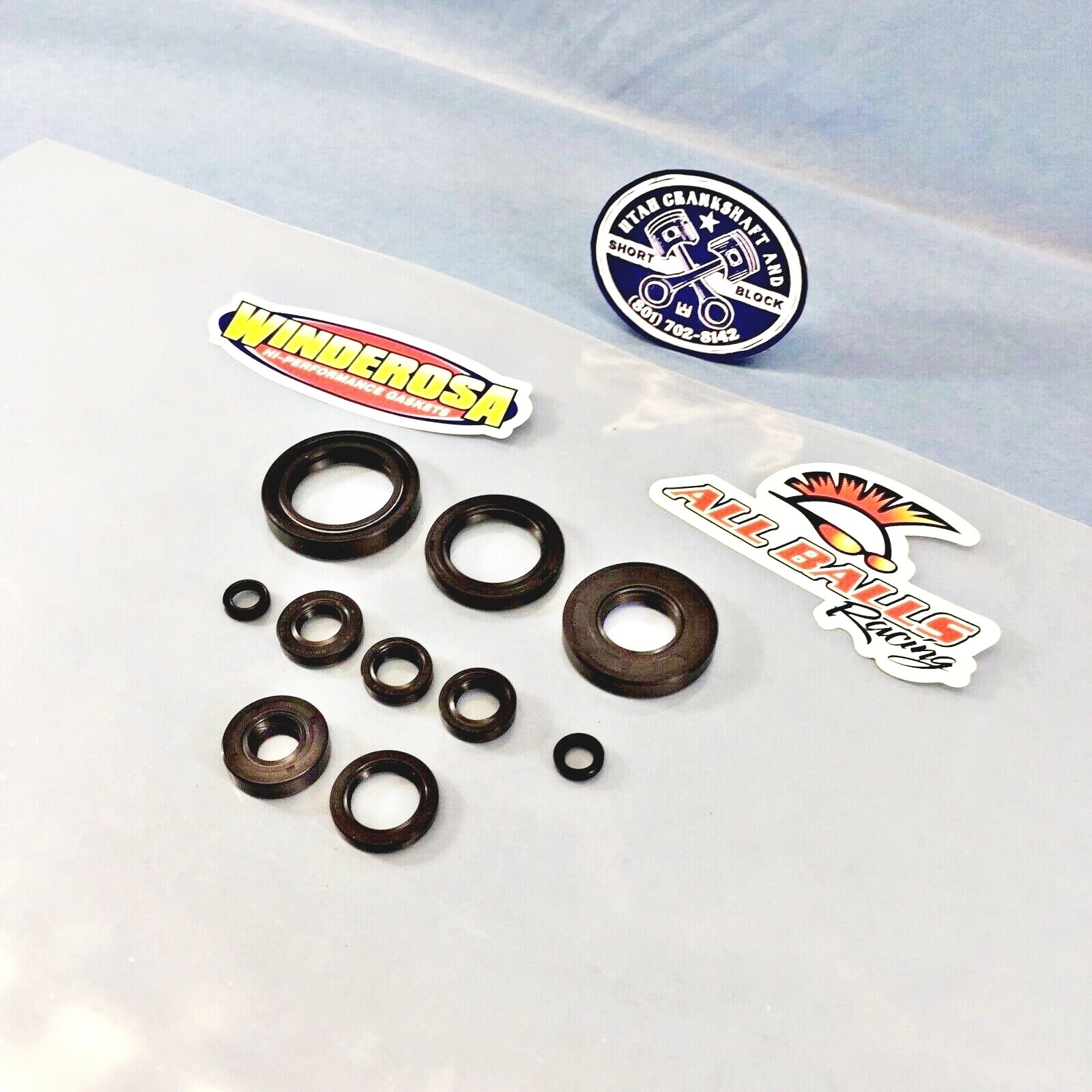 NEW YAMAHA WINDEROSA OIL SEAL SET 2001-2004 YZ125 Y Z 125 6.50 x 4.50 x .50