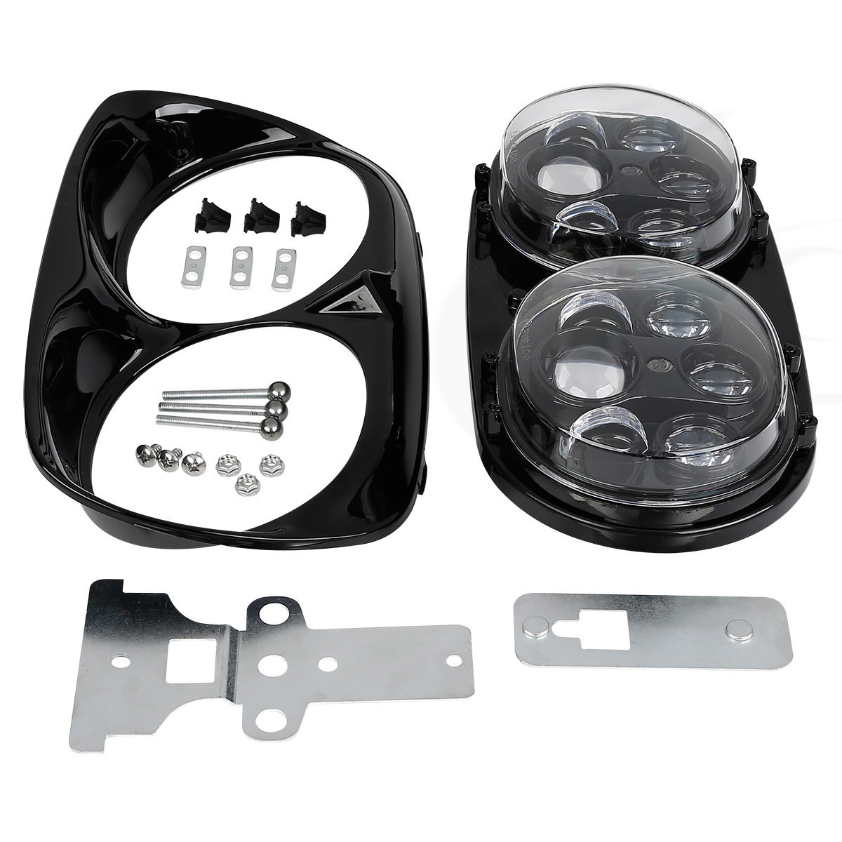 Inner Outer Fairing Dual Headlight Fit For Harley Road Glide FLTR 1998-2013 2012