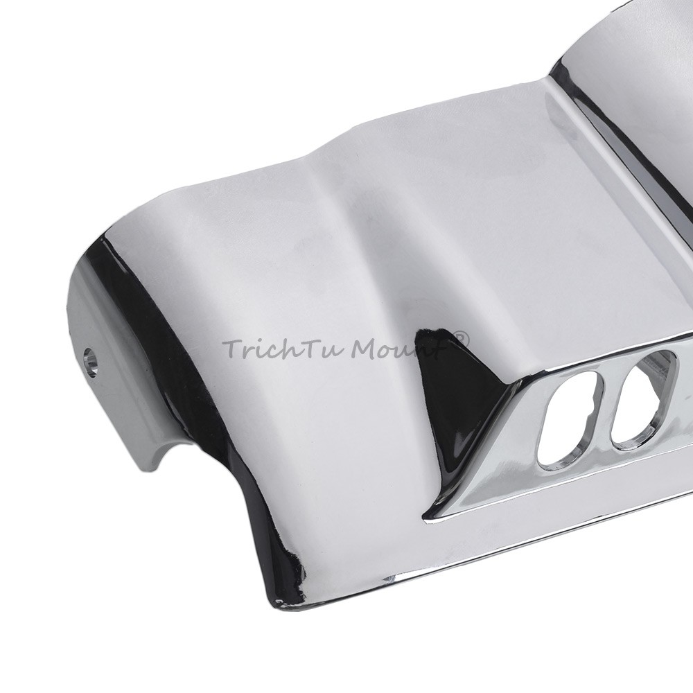 Chrome Switch Dash Panel Accent Cap Kit For Harley Electra Glide Classic FLHTC/I