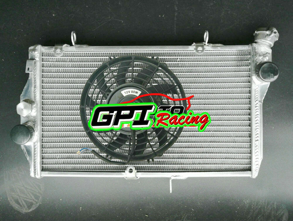 Radiator +7″FAN For 1997-2003 Honda CBR1100XX Super Blackbird Fuel Injected SC35