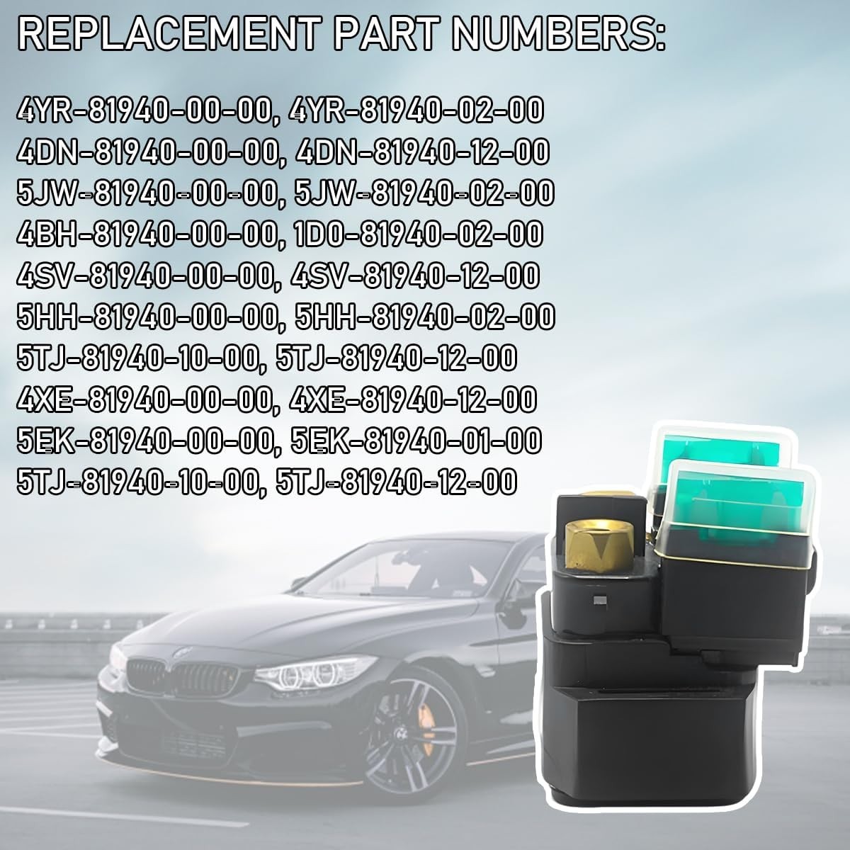 Reliable ATV Solenoid Relay Replacement – Fits Various YFM Models, Easy Install