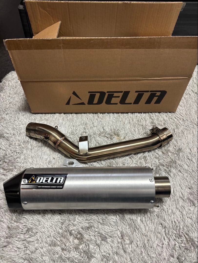 DELTA Barrel 4 Exhaust Silencer Mid Pipe YAMAHA WR250R WR250X 3D7