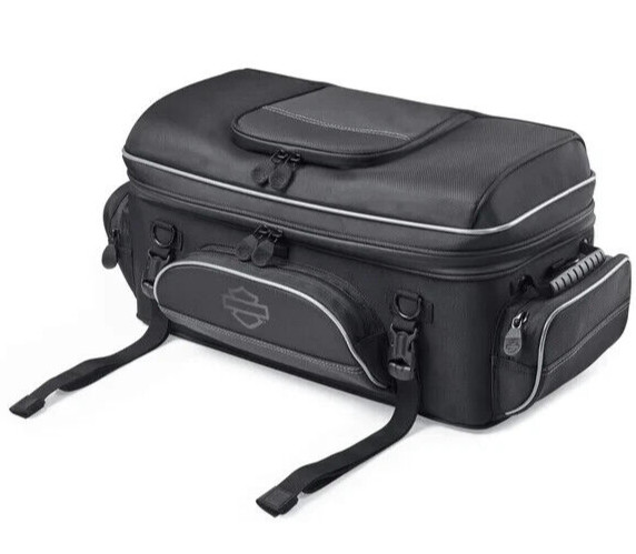 Harley Davidson Onyx Premium Luggage Tour-Pak Rack Bag *NEW* with tags