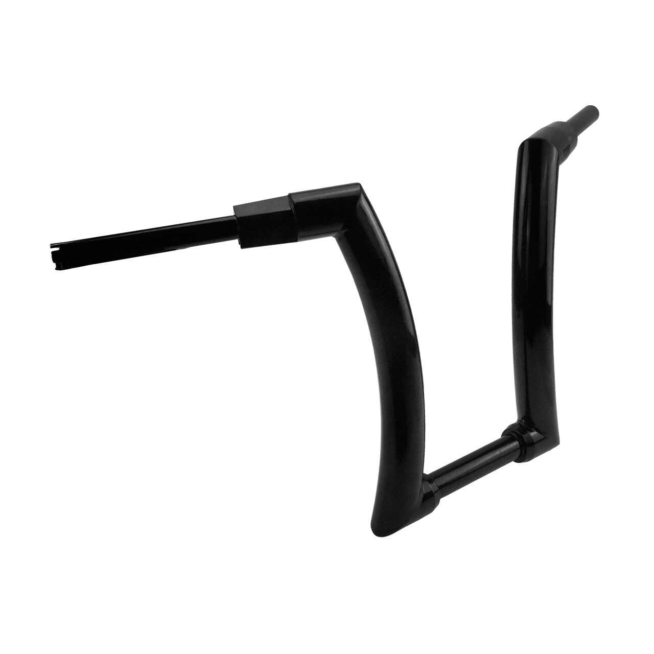 Black 16″ Ape Hanger Handlebar 1.25″ Rise For Harley Dyna Street Fat Bob 00-2020