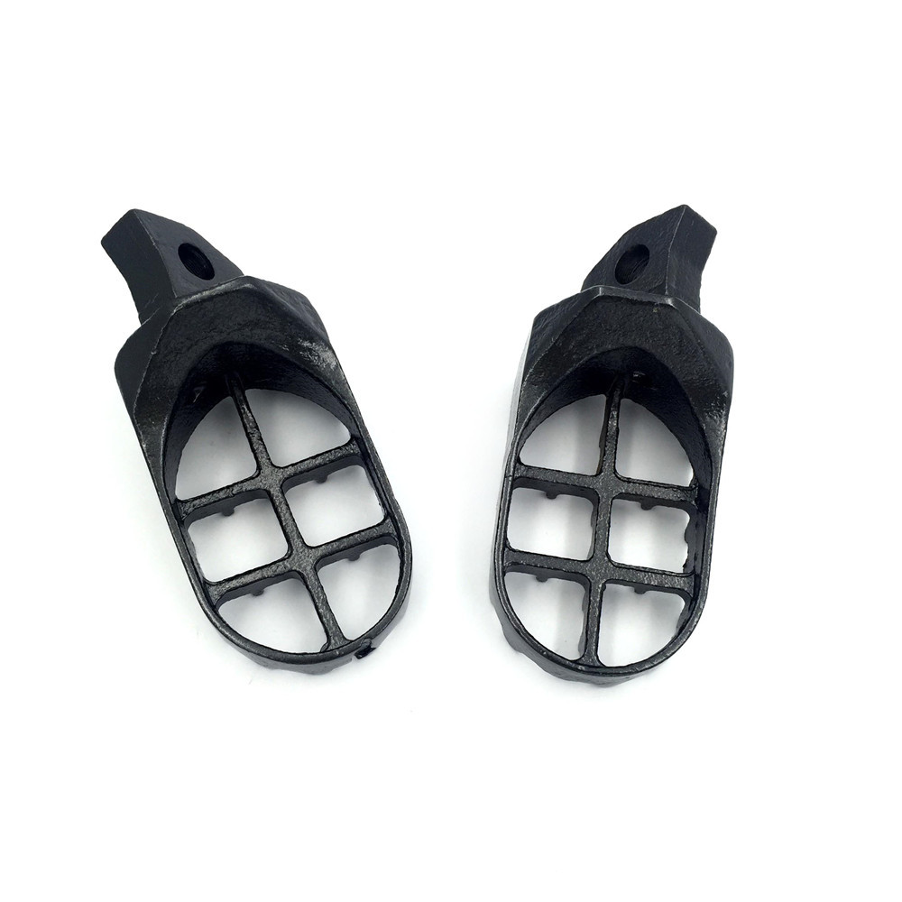 GRAY Motocross MX Foot Pegs For Kawasaki KDX200 KDX220R KDX250 KX125 KX250 KX500
